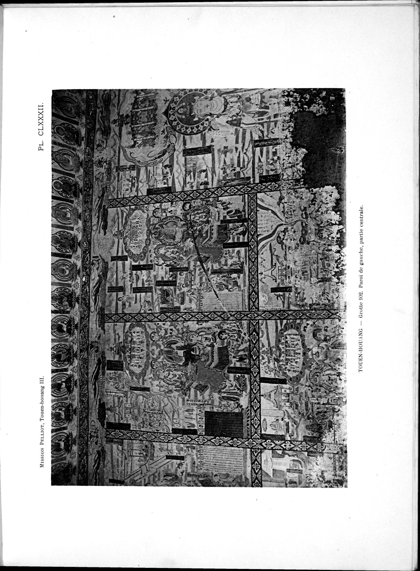 Les grottes de Touen-Houang : vol.3 / 117 ページ（白黒高解像度画像）