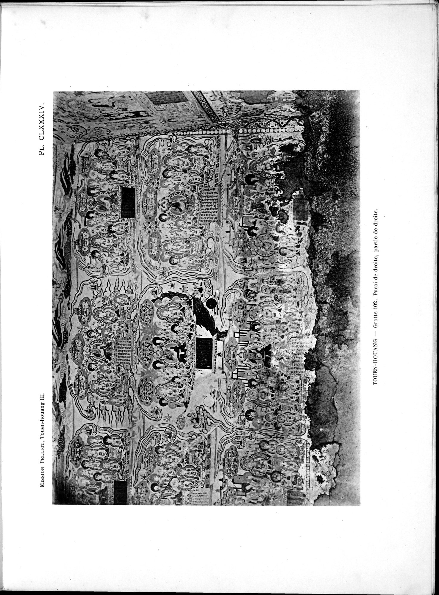 Les grottes de Touen-Houang : vol.3 / Page 121 (Grayscale High Resolution Image)
