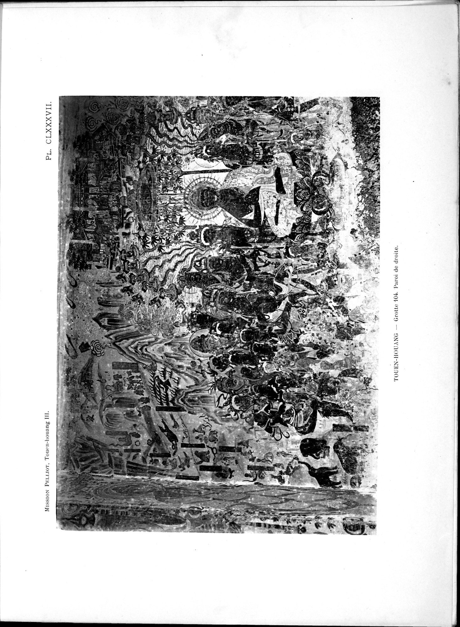 Les grottes de Touen-Houang : vol.3 / 127 ページ（白黒高解像度画像）