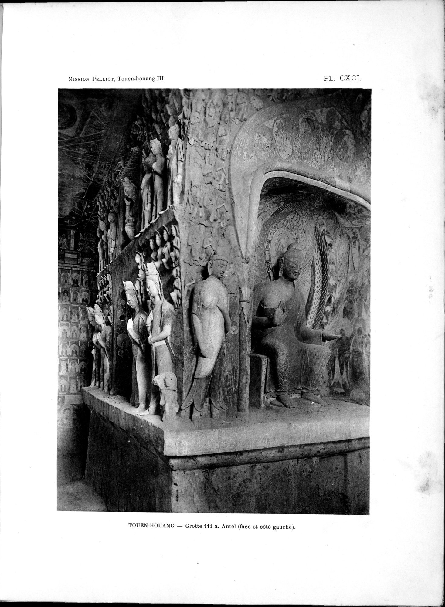 Les grottes de Touen-Houang : vol.3 / 135 ページ（白黒高解像度画像）