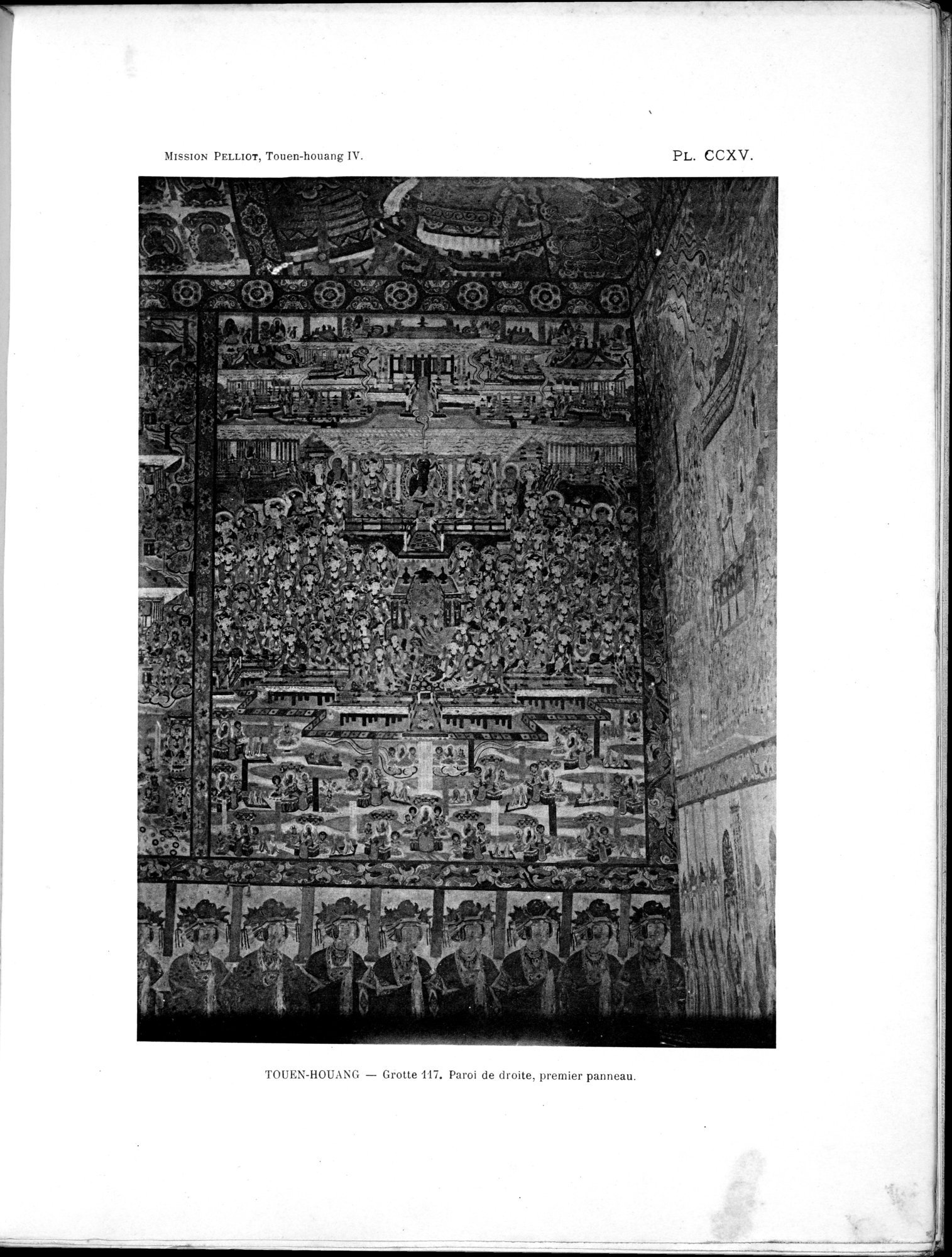Les grottes de Touen-Houang : vol.4 / 55 ページ（白黒高解像度画像）