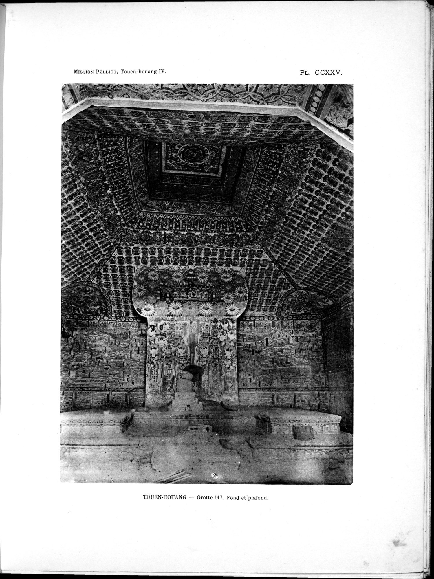 Les grottes de Touen-Houang : vol.4 / 75 ページ（白黒高解像度画像）