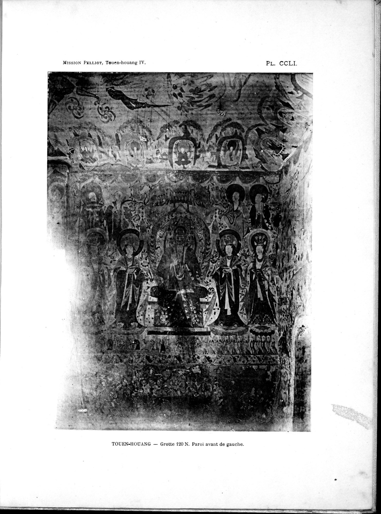 Les grottes de Touen-Houang : vol.4 / 127 ページ（白黒高解像度画像）