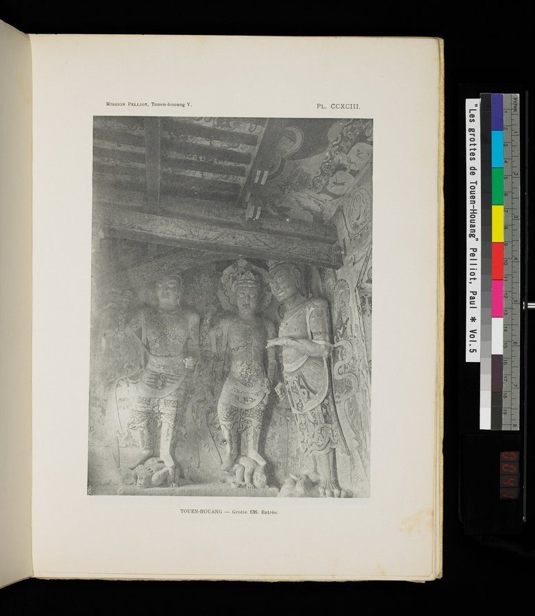 Les grottes de Touen-Houang : vol.5 / 81 ページ（カラー画像）