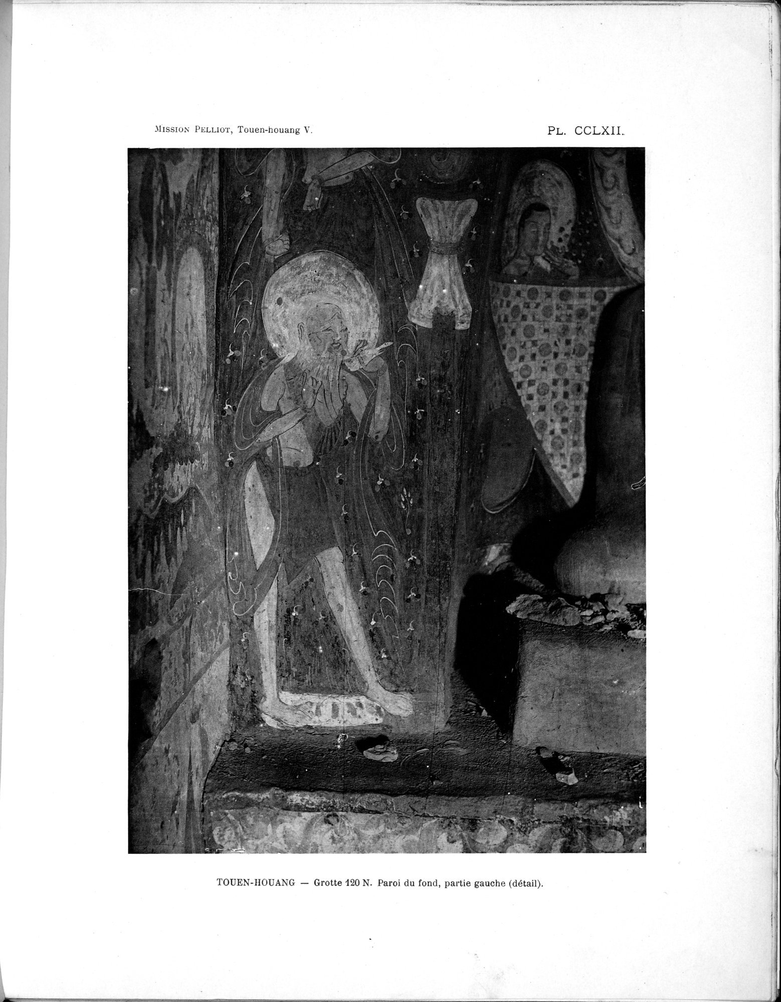 Les grottes de Touen-Houang : vol.5 / 19 ページ（白黒高解像度画像）