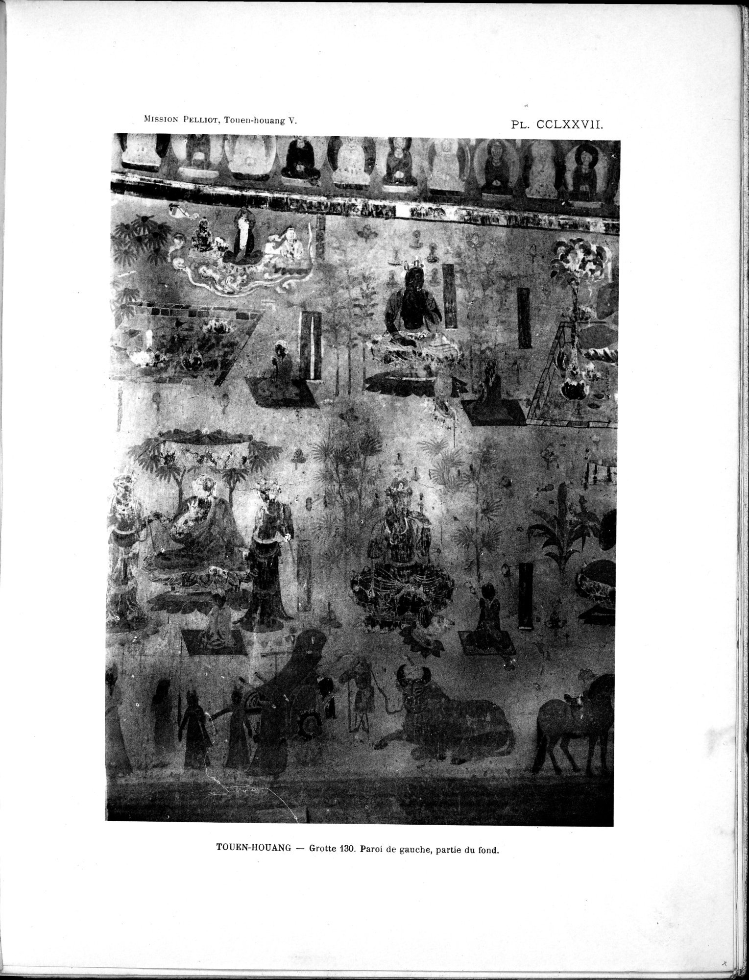 Les grottes de Touen-Houang : vol.5 / 49 ページ（白黒高解像度画像）