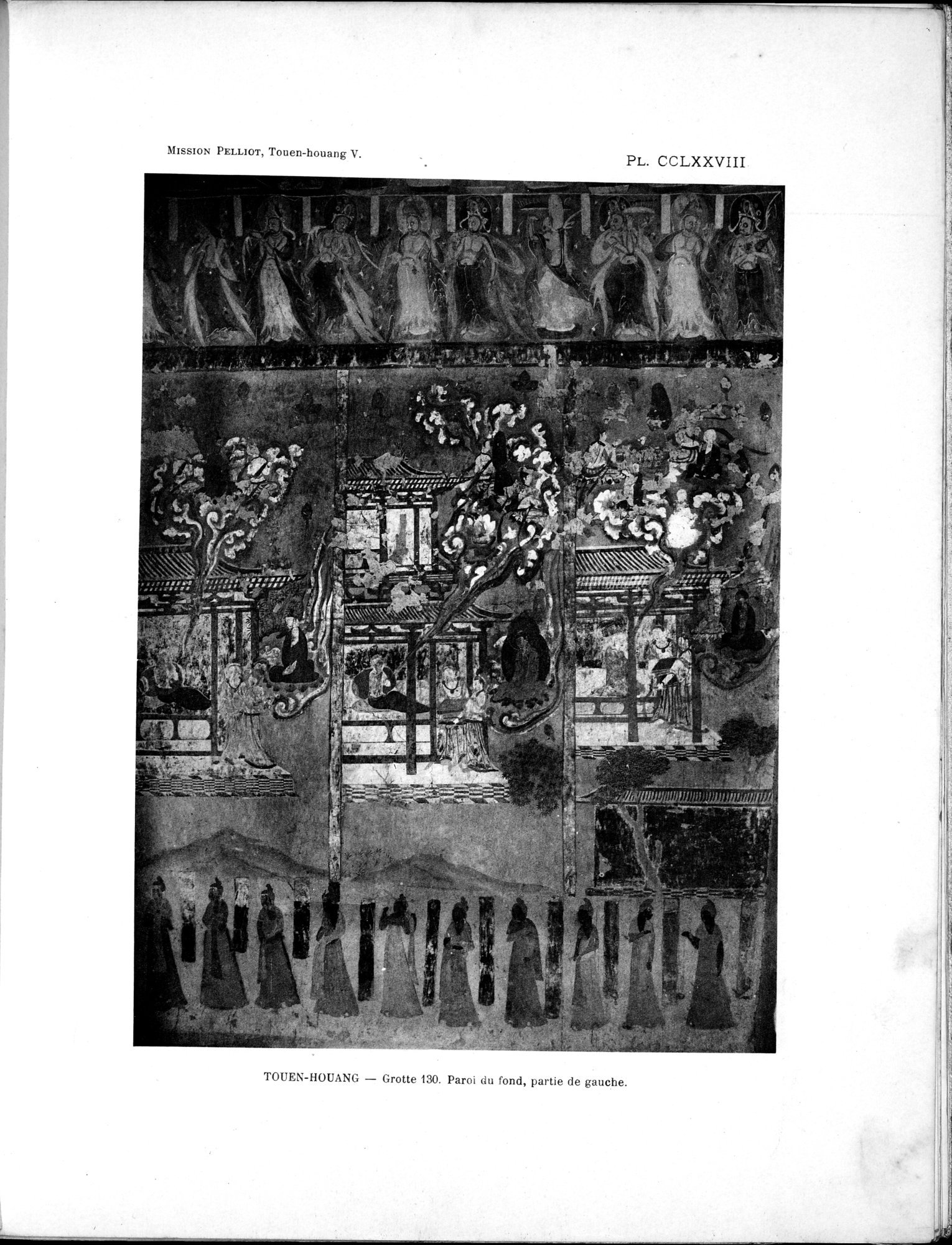 Les grottes de Touen-Houang : vol.5 / 51 ページ（白黒高解像度画像）