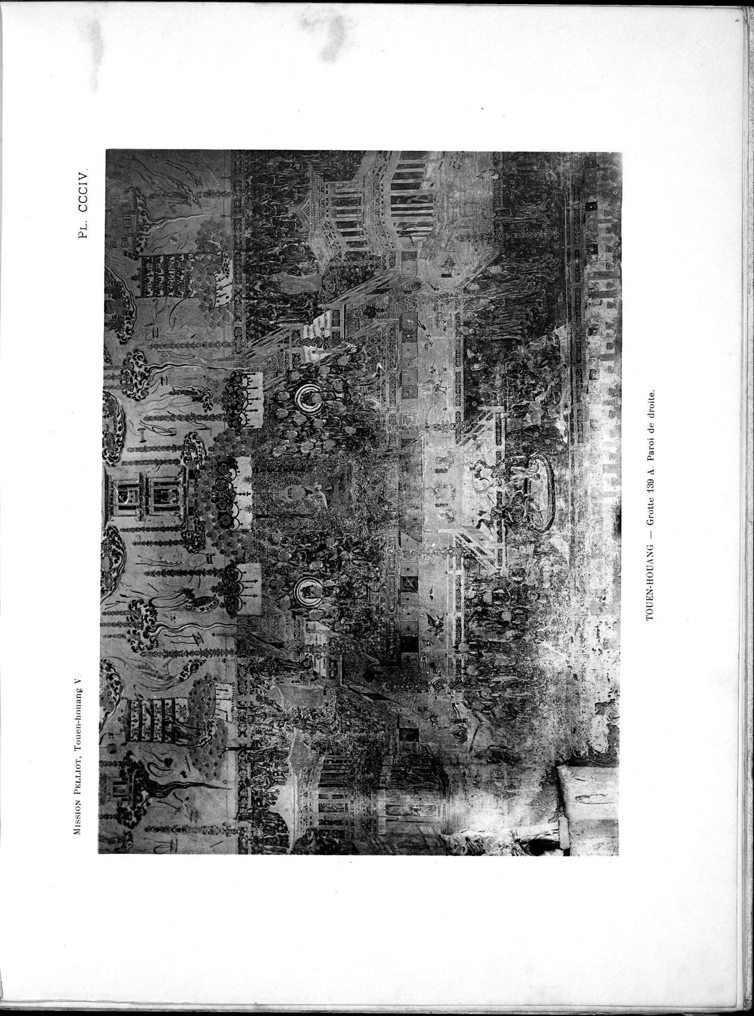 Les grottes de Touen-Houang : vol.5 / 103 ページ（白黒高解像度画像）