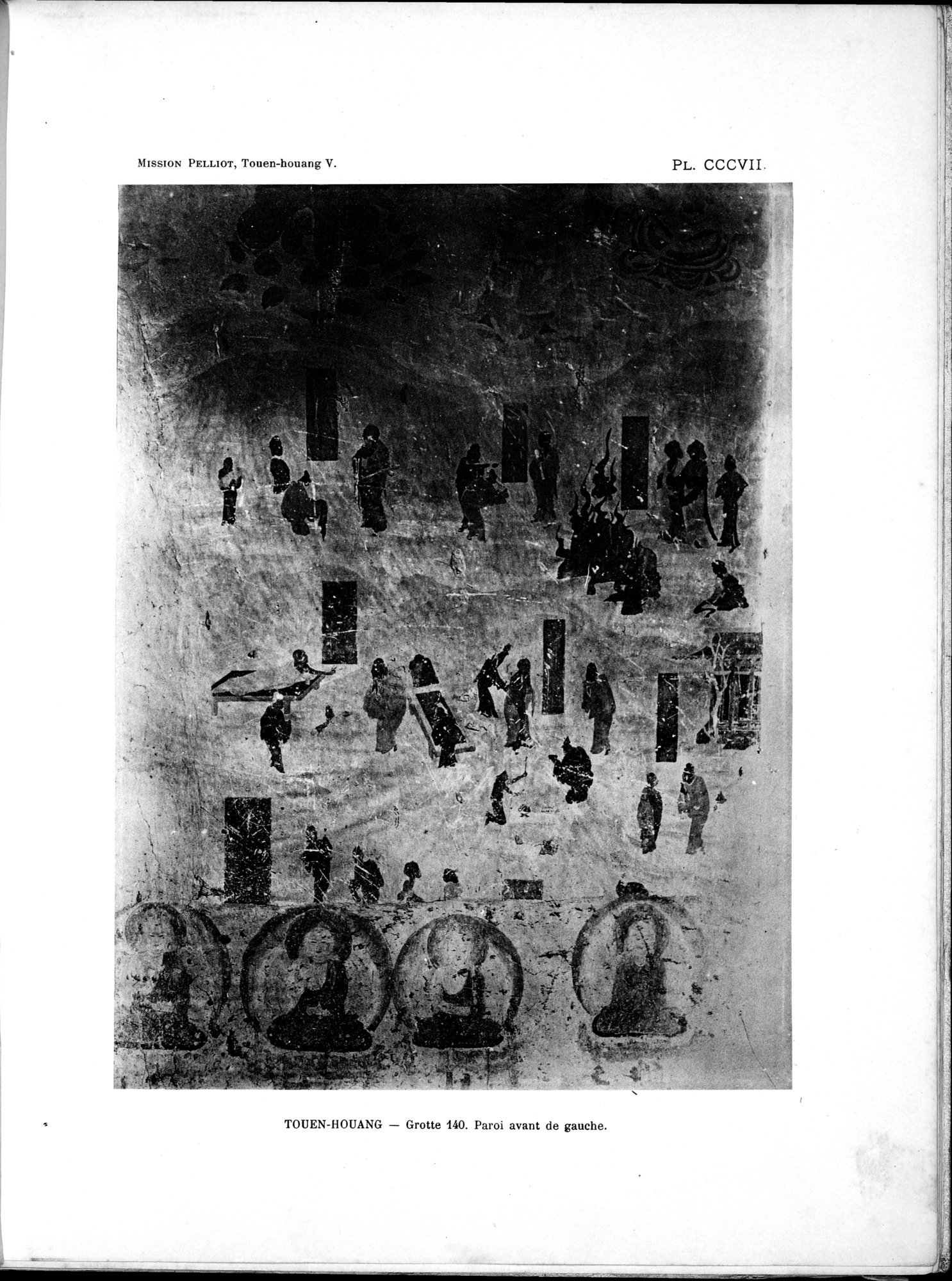 Les grottes de Touen-Houang : vol.5 / 109 ページ（白黒高解像度画像）