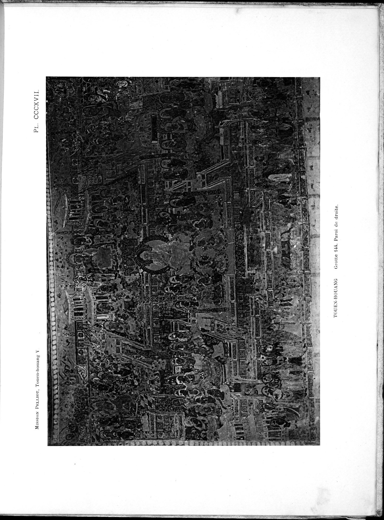 Les grottes de Touen-Houang : vol.5 / 129 ページ（白黒高解像度画像）
