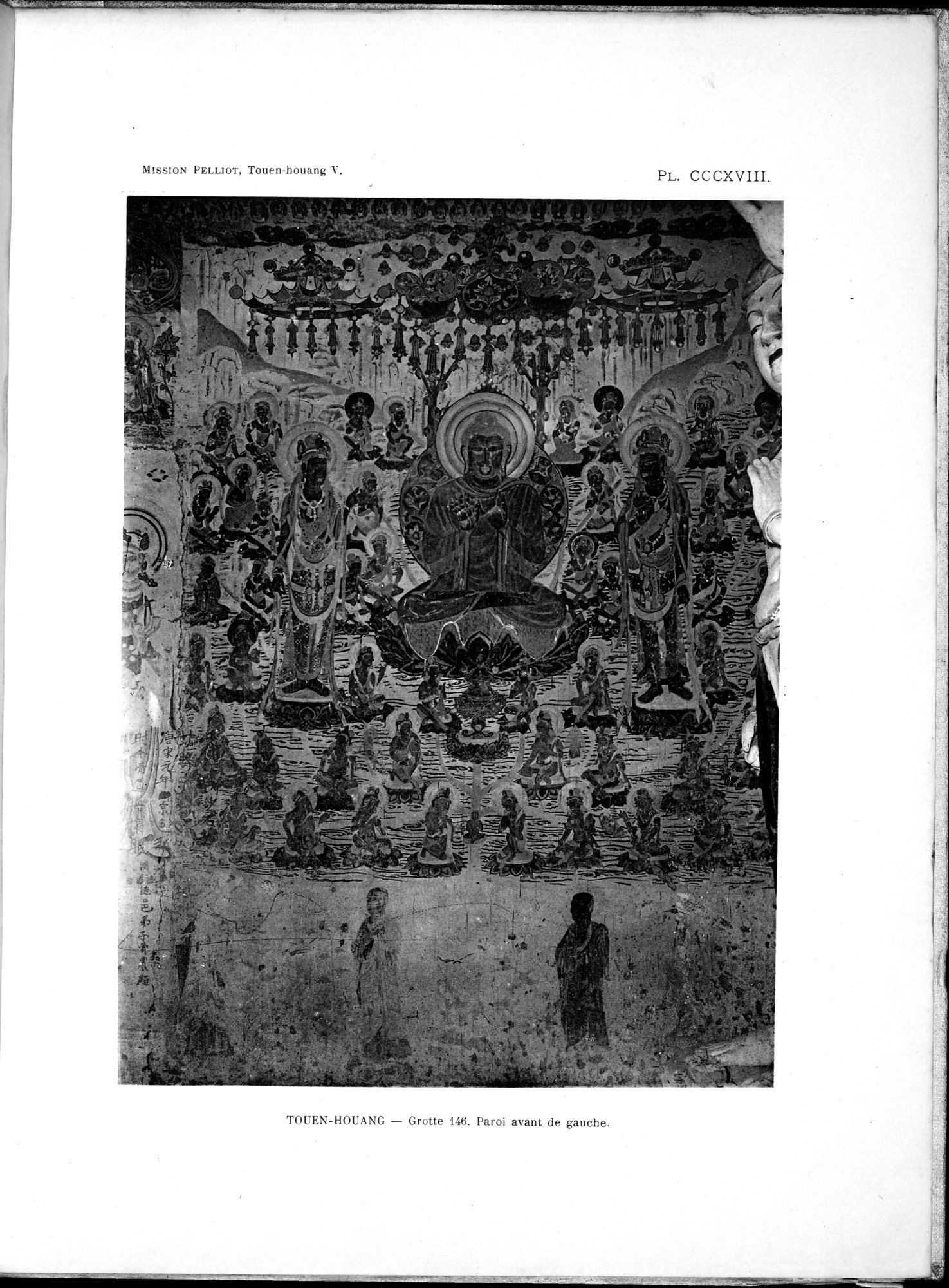Les grottes de Touen-Houang : vol.5 / 131 ページ（白黒高解像度画像）