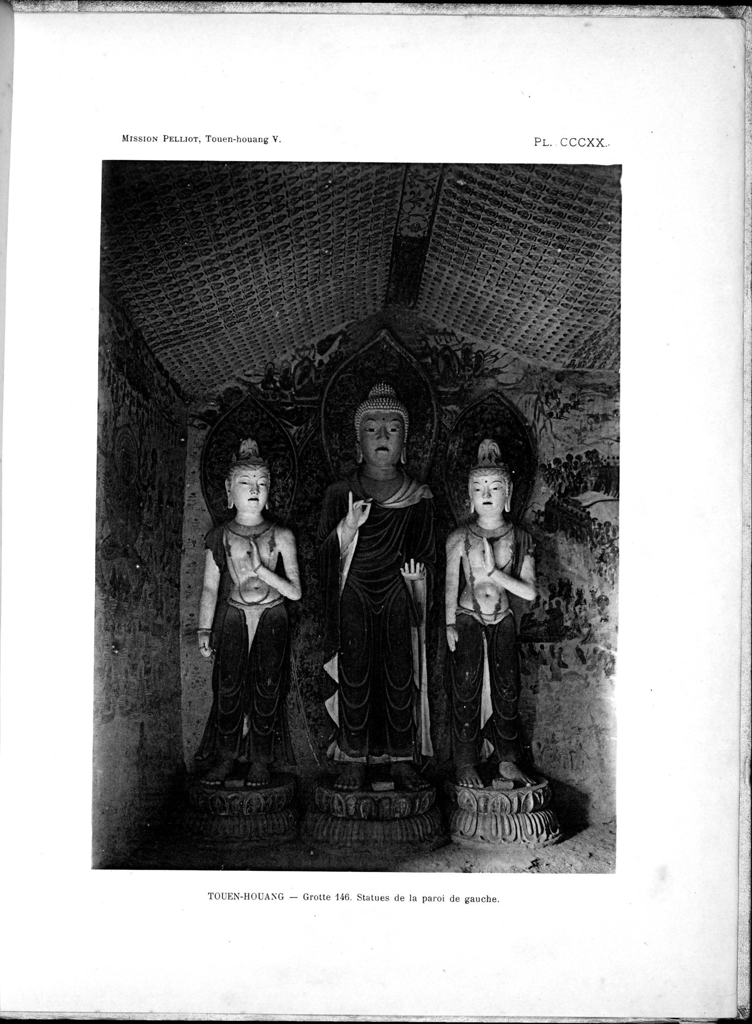 Les grottes de Touen-Houang : vol.5 / 135 ページ（白黒高解像度画像）