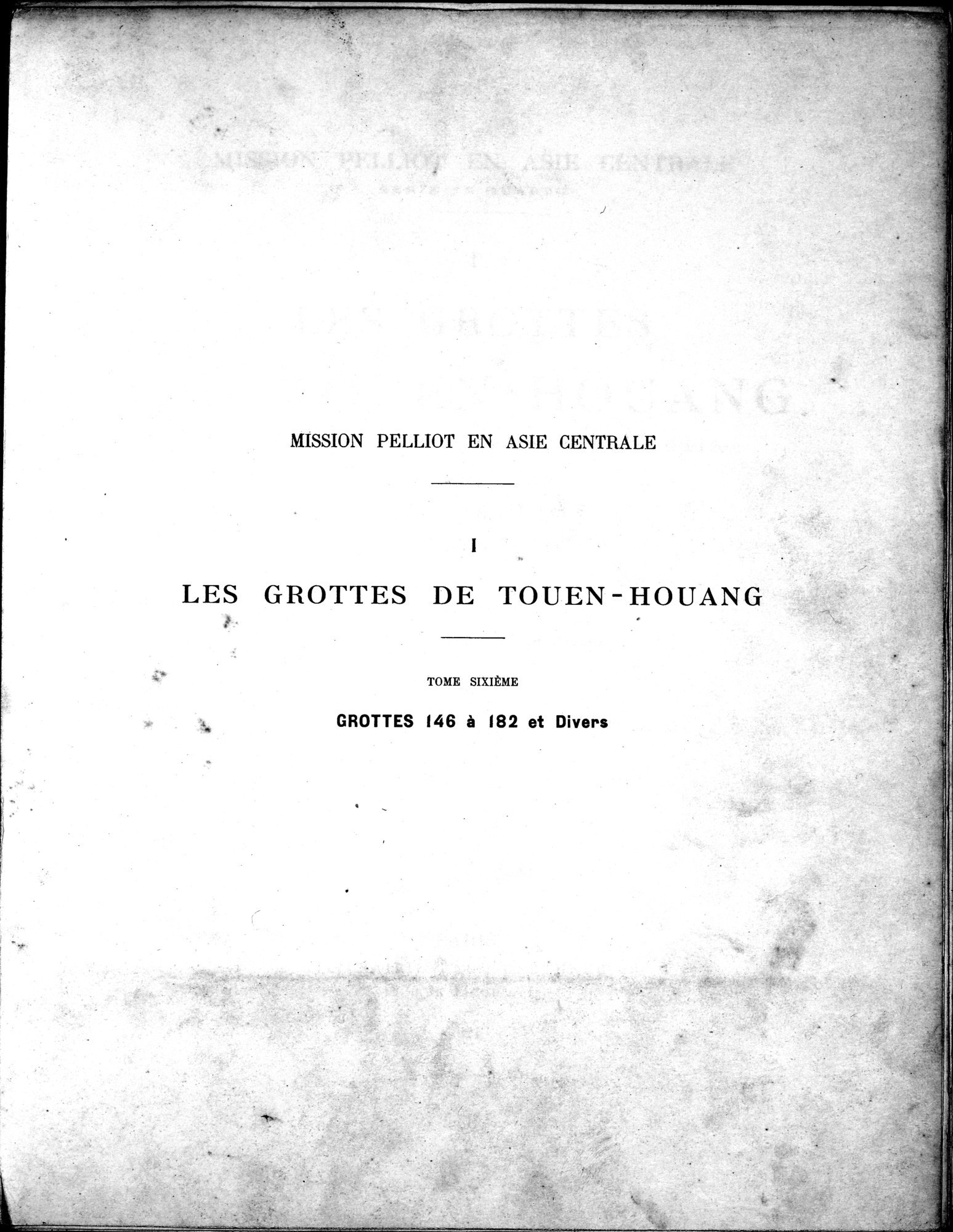 Les grottes de Touen-Houang : vol.6 / 3 ページ（白黒高解像度画像）