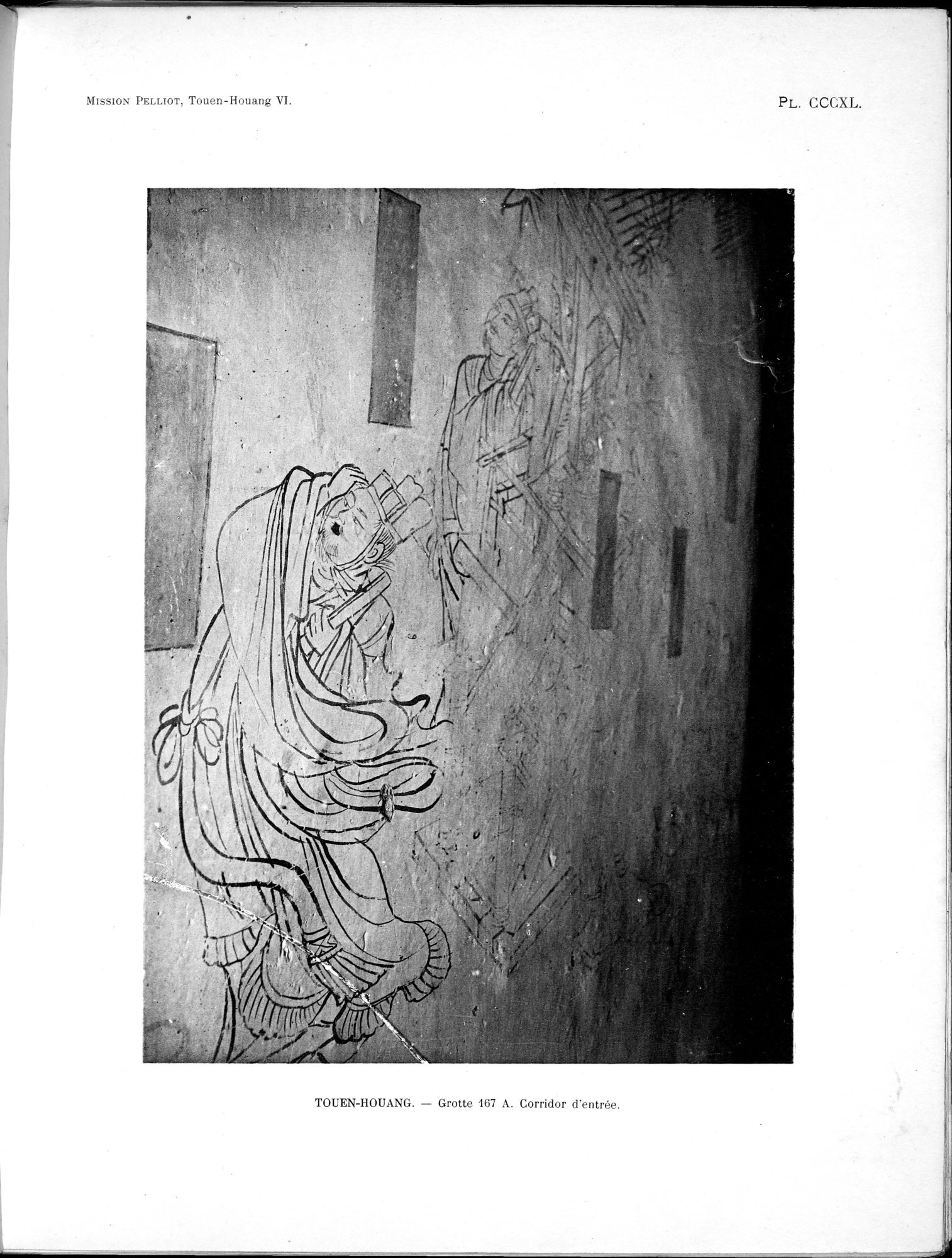 Les grottes de Touen-Houang : vol.6 / 47 ページ（白黒高解像度画像）
