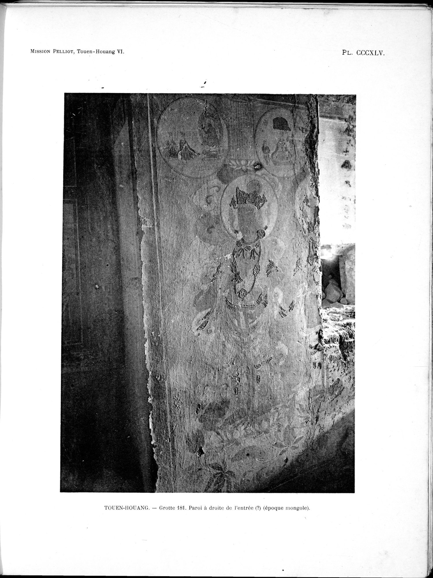 Les grottes de Touen-Houang : vol.6 / 57 ページ（白黒高解像度画像）