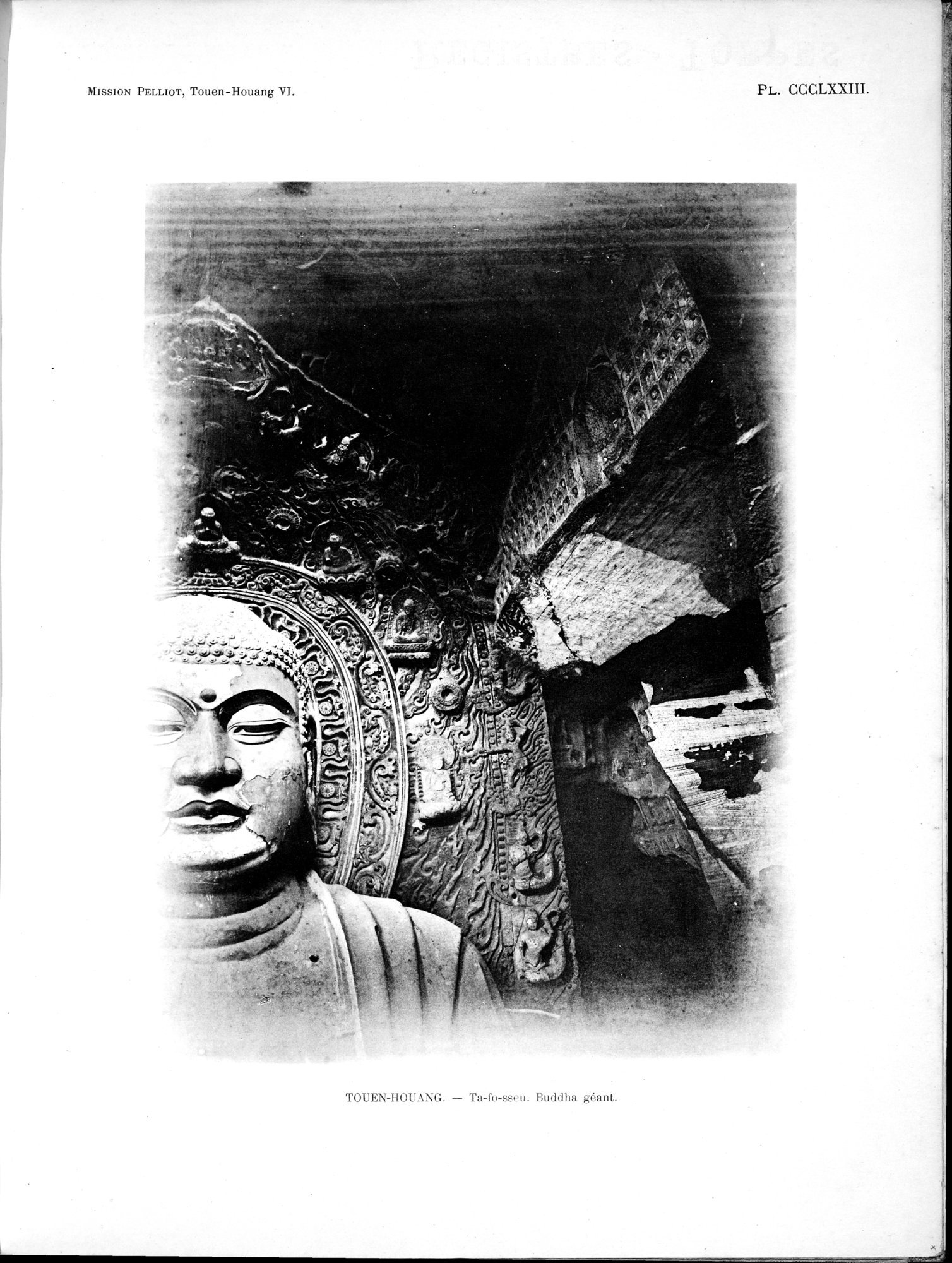 Les grottes de Touen-Houang : vol.6 / 113 ページ（白黒高解像度画像）