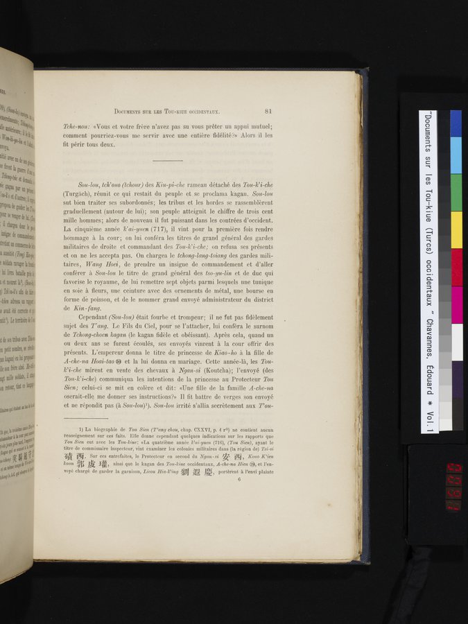 Documents sur les Tou-kiue (Turcs) occidentaux : vol.1 / 91 ページ（カラー画像）