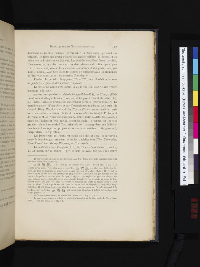 Documents sur les Tou-kiue (Turcs) occidentaux : vol.1 / 129 ページ（カラー画像）
