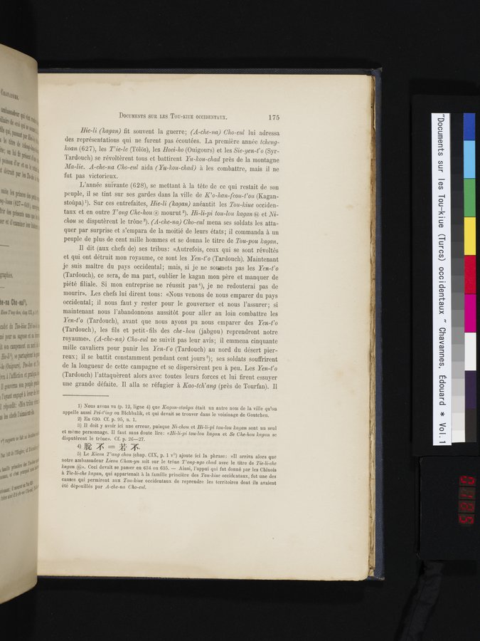 Documents sur les Tou-kiue (Turcs) occidentaux : vol.1 / 185 ページ（カラー画像）