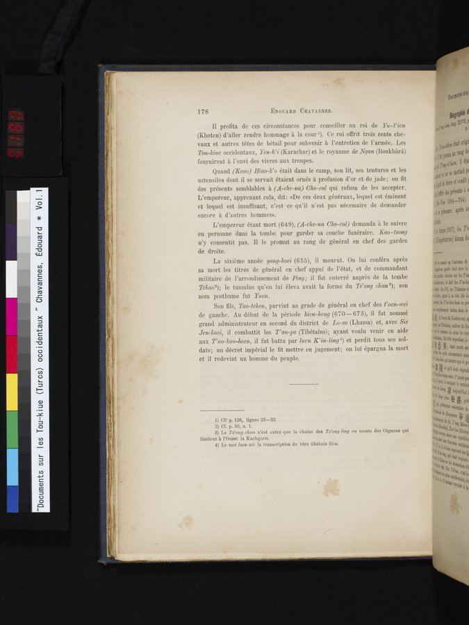 Documents sur les Tou-kiue (Turcs) occidentaux : vol.1 / 188 ページ（カラー画像）
