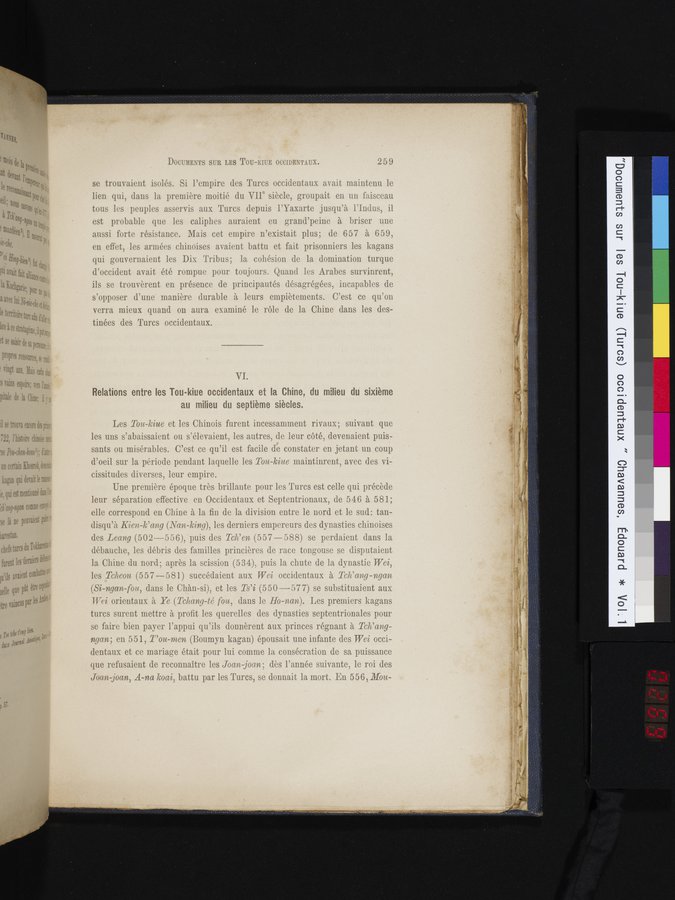 Documents sur les Tou-kiue (Turcs) occidentaux : vol.1 / 269 ページ（カラー画像）