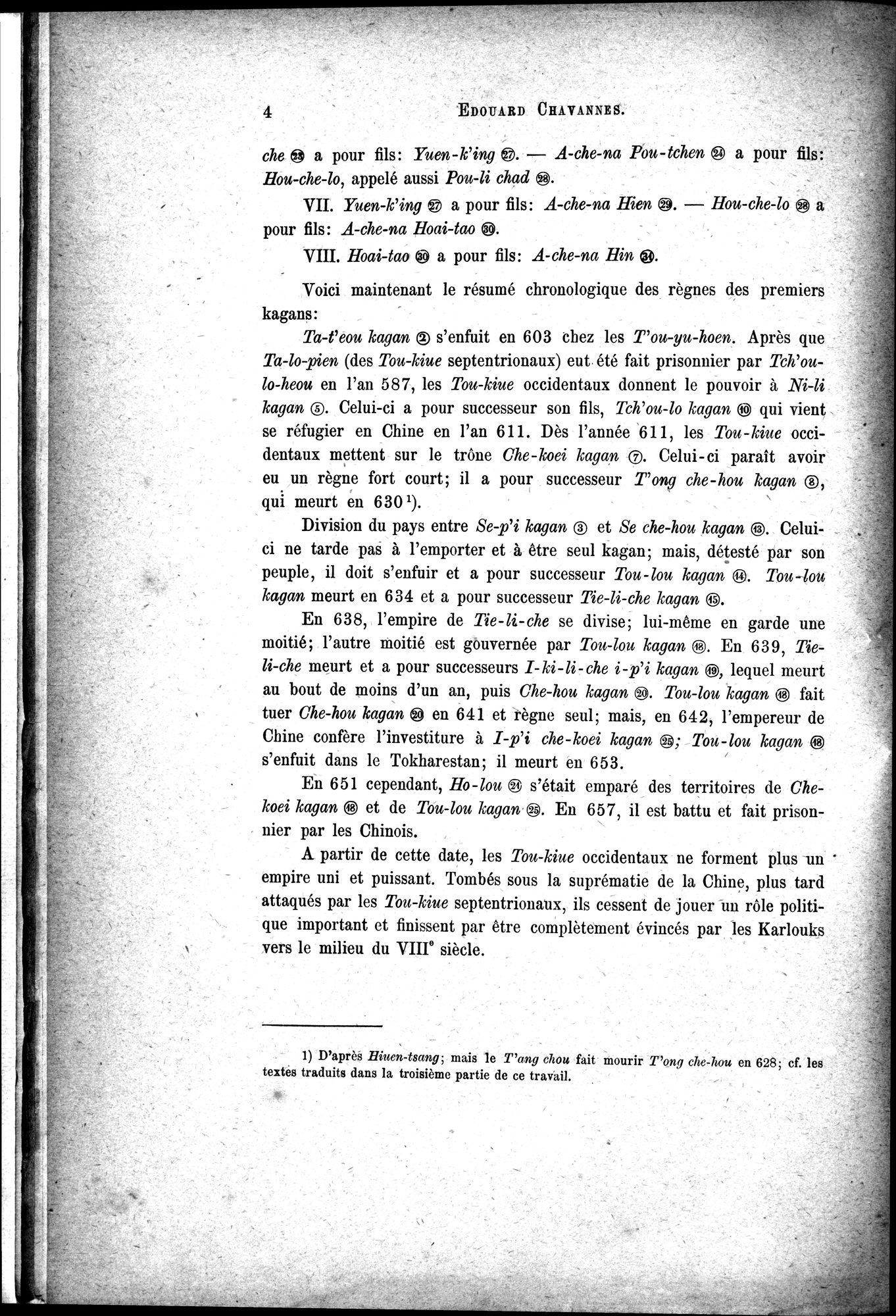 Documents sur les Tou-kiue (Turcs) occidentaux : vol.1 / 14 ページ（白黒高解像度画像）