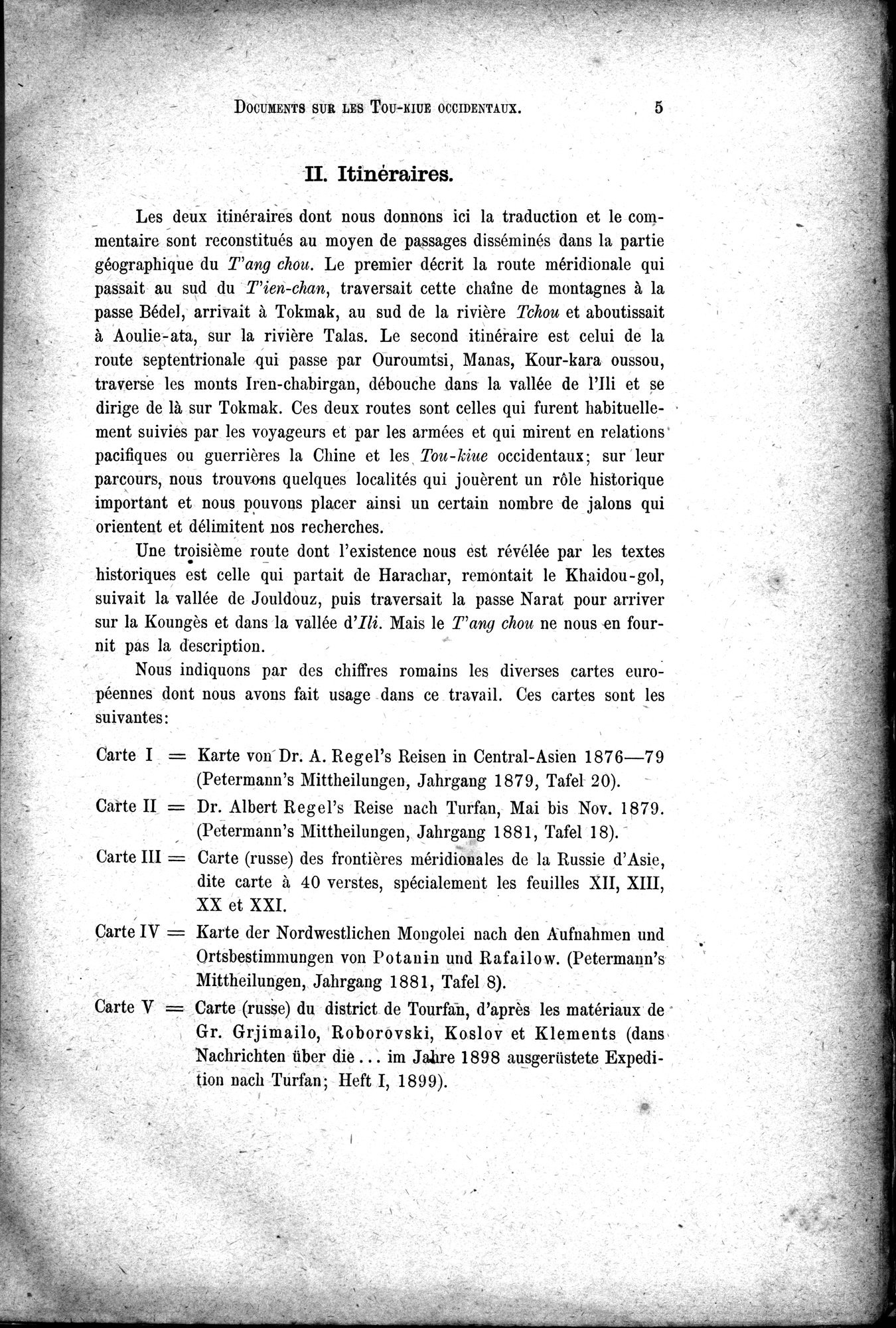 Documents sur les Tou-kiue (Turcs) occidentaux : vol.1 / 15 ページ（白黒高解像度画像）