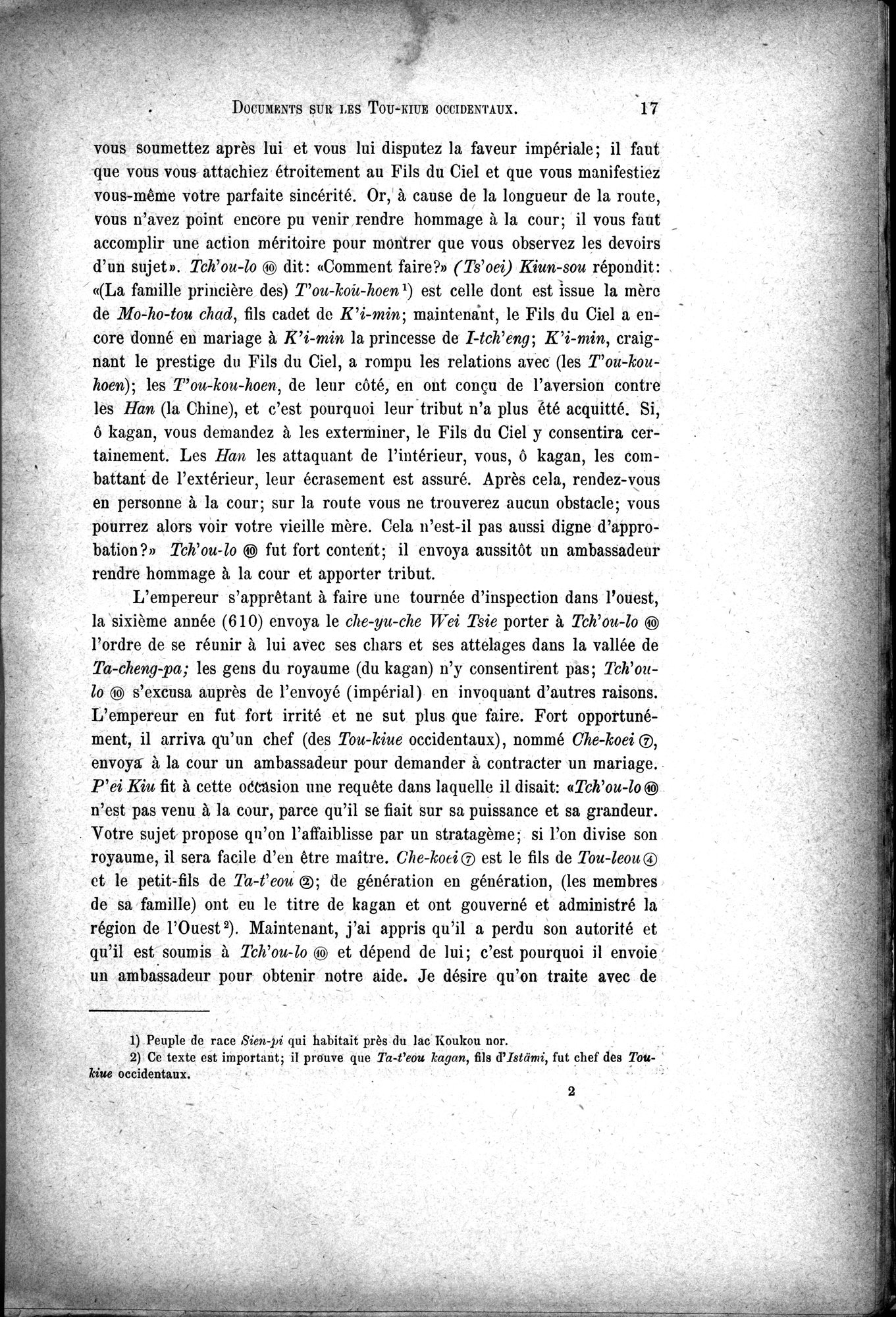 Documents sur les Tou-kiue (Turcs) occidentaux : vol.1 / 27 ページ（白黒高解像度画像）