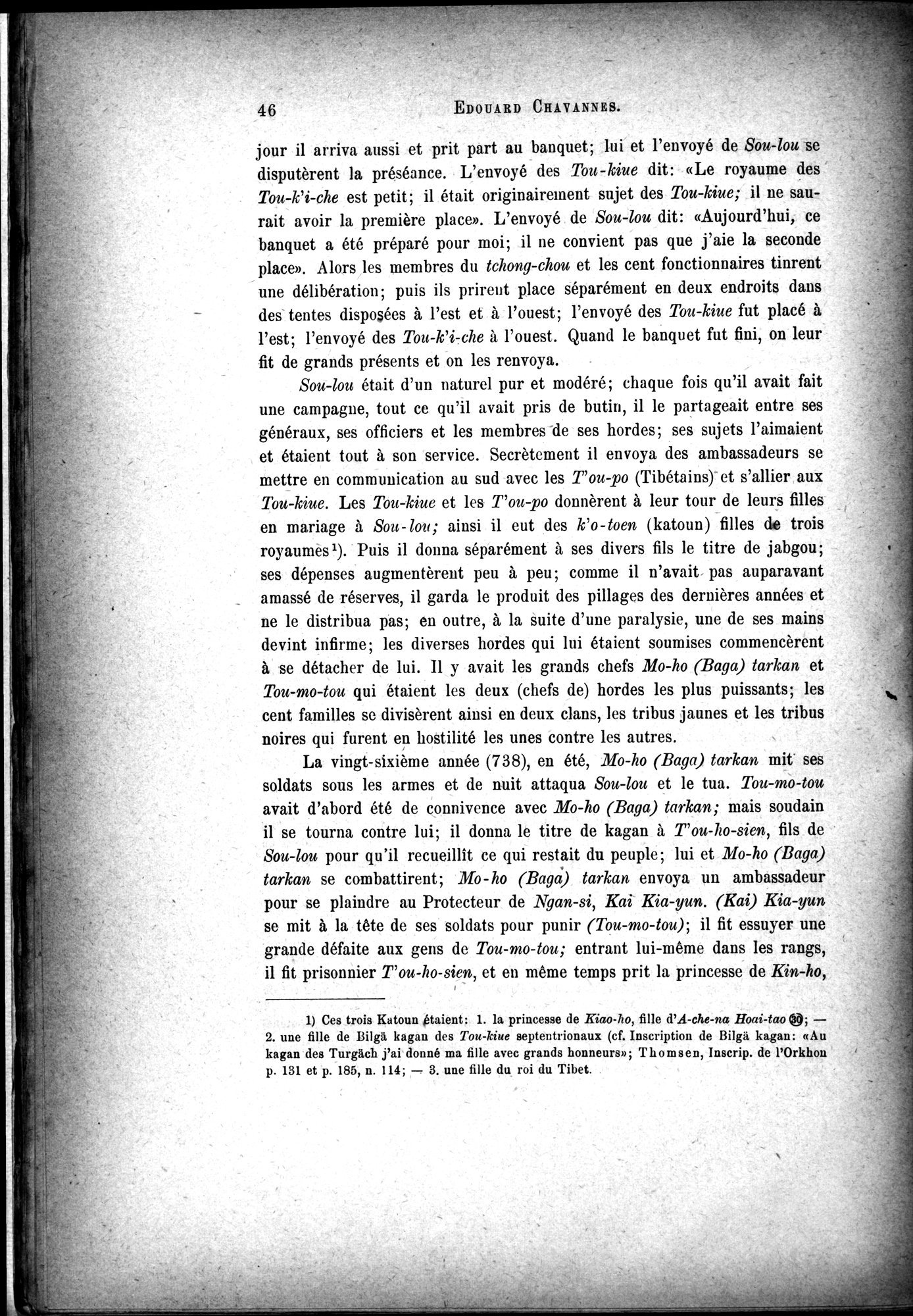 Documents sur les Tou-kiue (Turcs) occidentaux : vol.1 / 56 ページ（白黒高解像度画像）