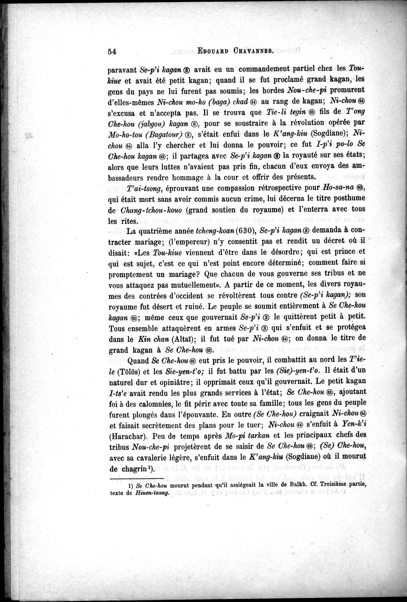 Documents sur les Tou-kiue (Turcs) occidentaux : vol.1 / Page 64 (Grayscale High Resolution Image)