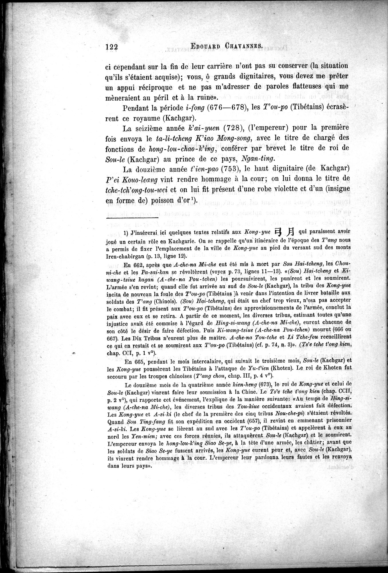 Documents sur les Tou-kiue (Turcs) occidentaux : vol.1 / Page 132 (Grayscale High Resolution Image)