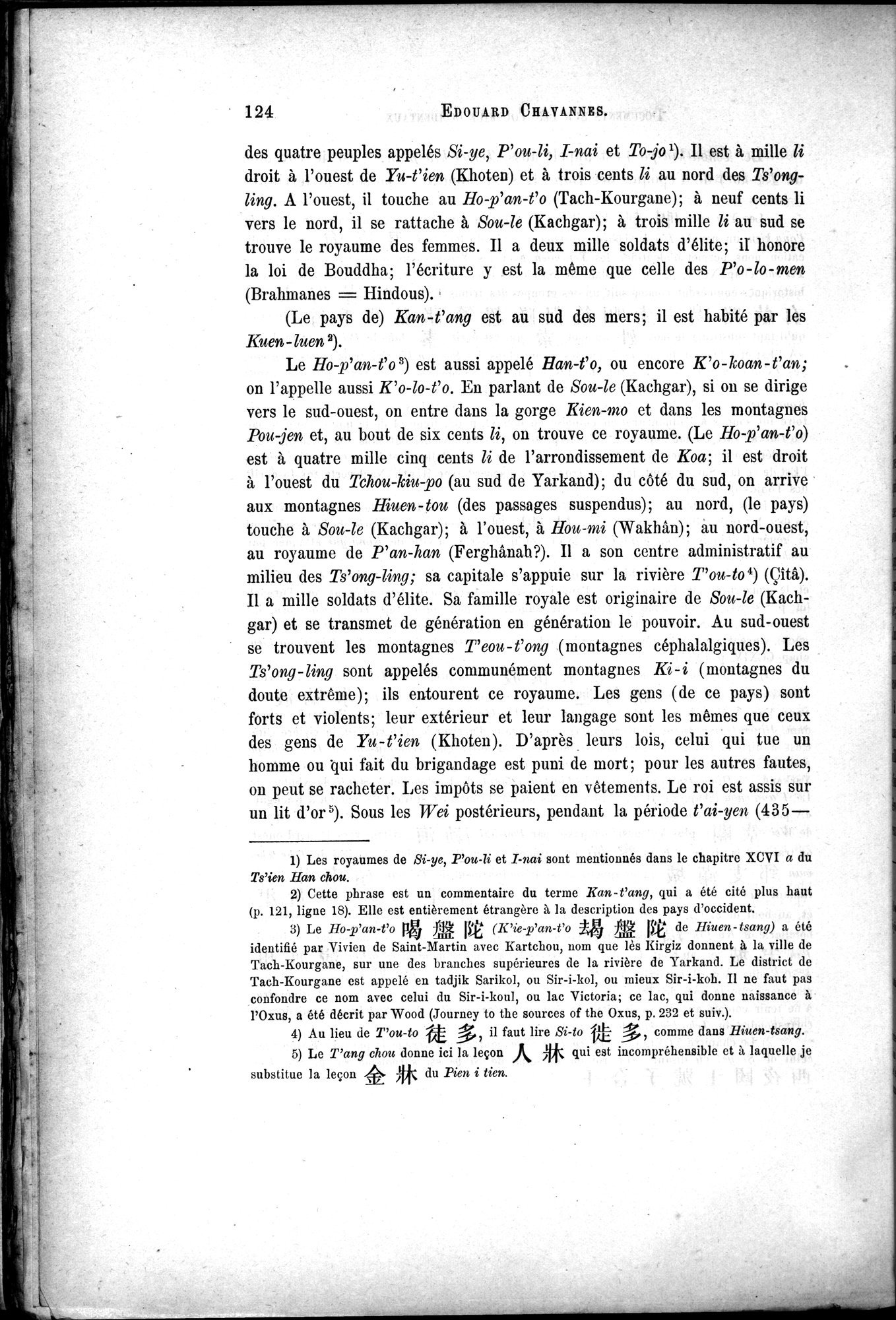 Documents sur les Tou-kiue (Turcs) occidentaux : vol.1 / Page 134 (Grayscale High Resolution Image)
