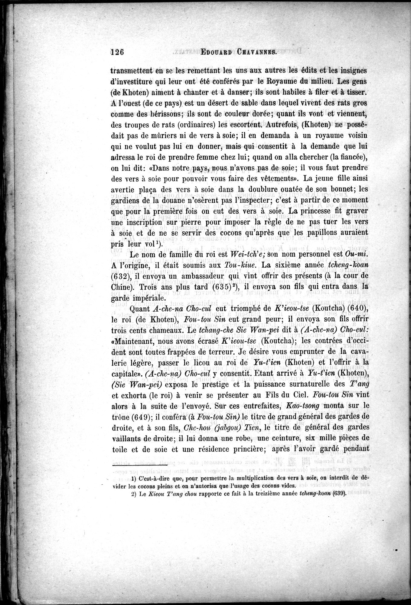 Documents sur les Tou-kiue (Turcs) occidentaux : vol.1 / 136 ページ（白黒高解像度画像）
