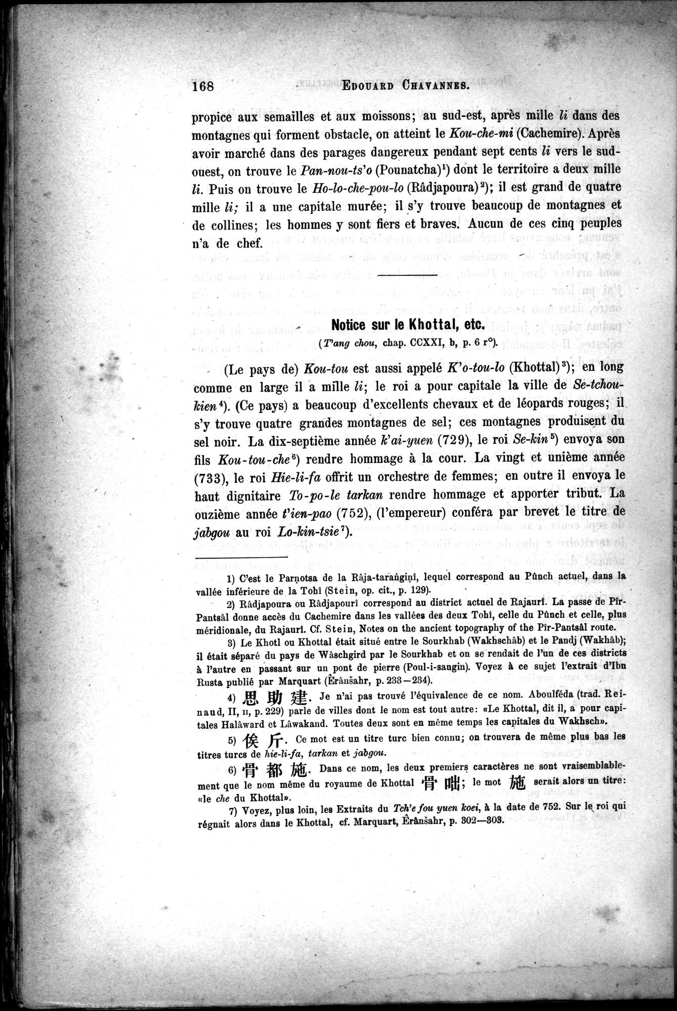 Documents sur les Tou-kiue (Turcs) occidentaux : vol.1 / 178 ページ（白黒高解像度画像）