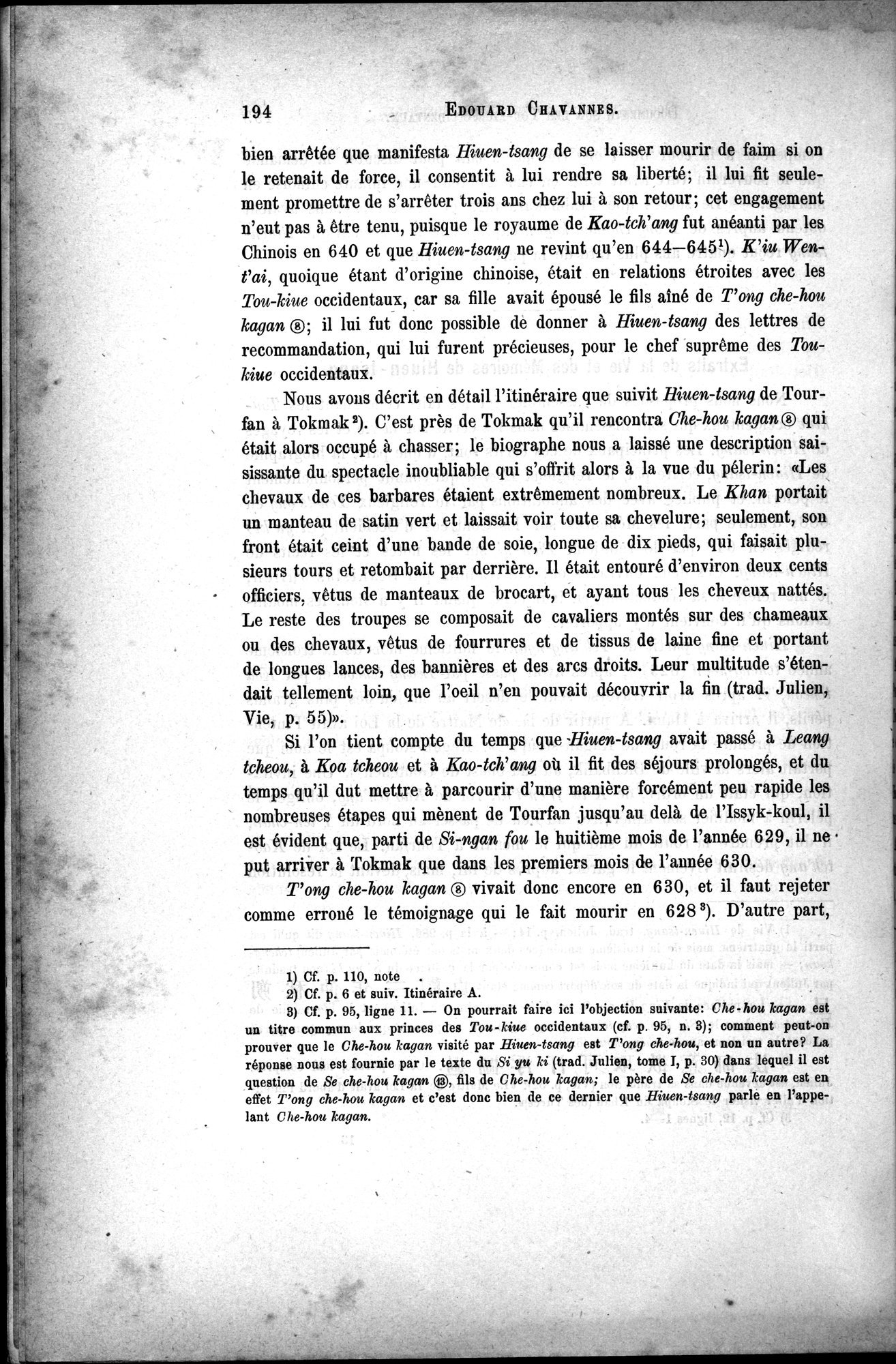 Documents sur les Tou-kiue (Turcs) occidentaux : vol.1 / 204 ページ（白黒高解像度画像）