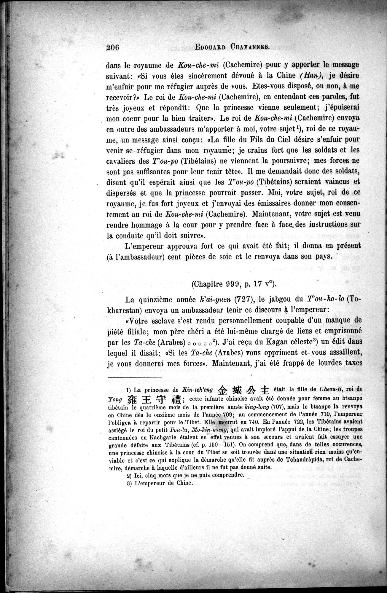 Documents sur les Tou-kiue (Turcs) occidentaux : vol.1 / 216 ページ（白黒高解像度画像）