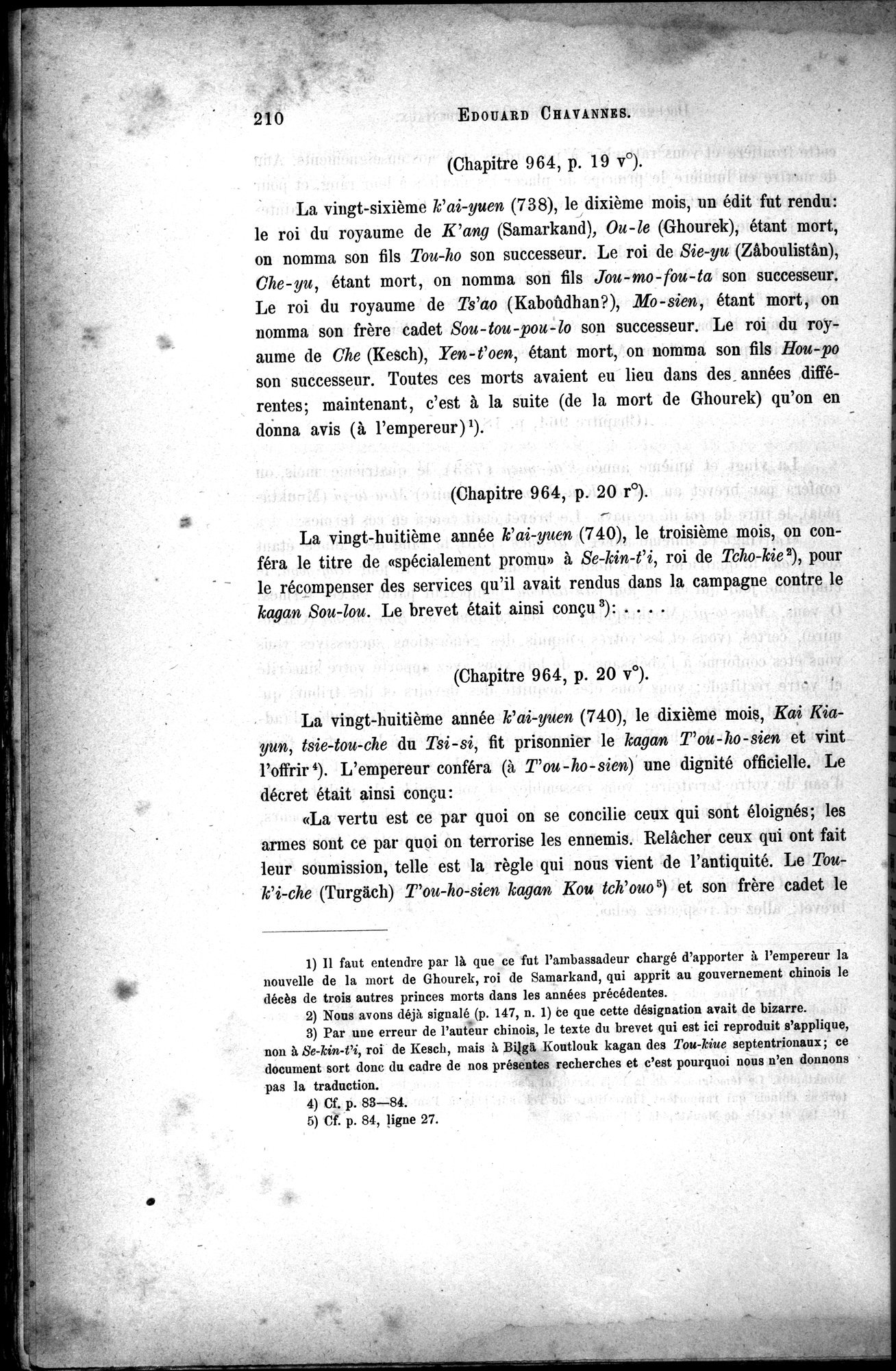 Documents sur les Tou-kiue (Turcs) occidentaux : vol.1 / Page 220 (Grayscale High Resolution Image)