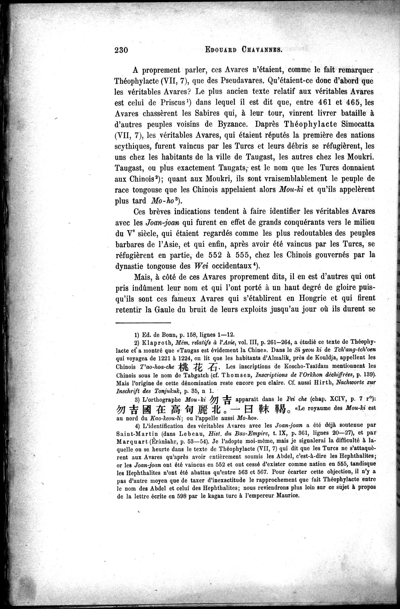 Documents sur les Tou-kiue (Turcs) occidentaux : vol.1 / Page 240 (Grayscale High Resolution Image)