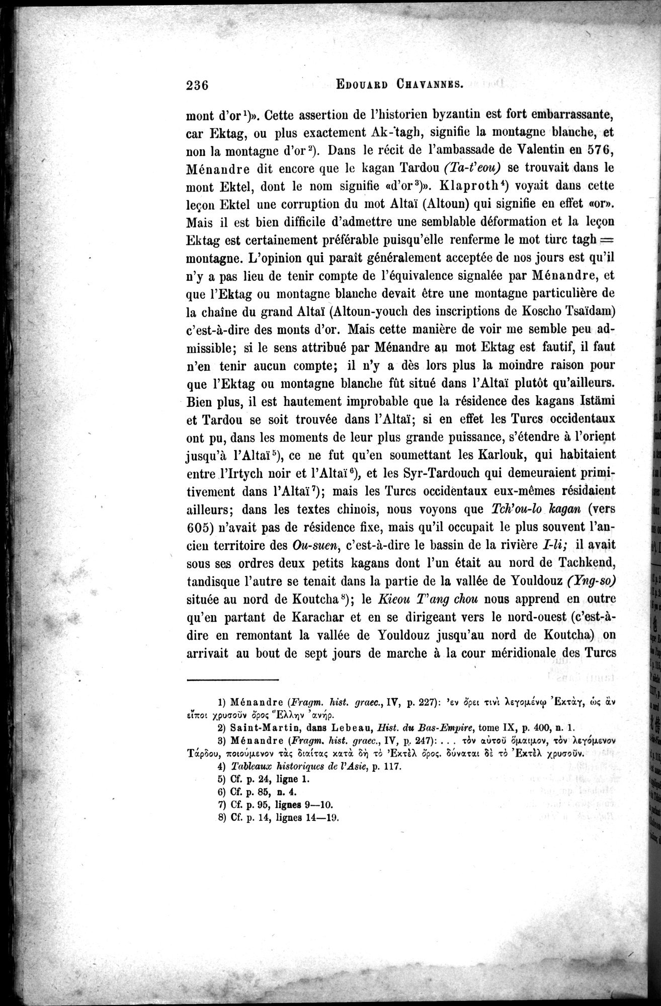 Documents sur les Tou-kiue (Turcs) occidentaux : vol.1 / 246 ページ（白黒高解像度画像）