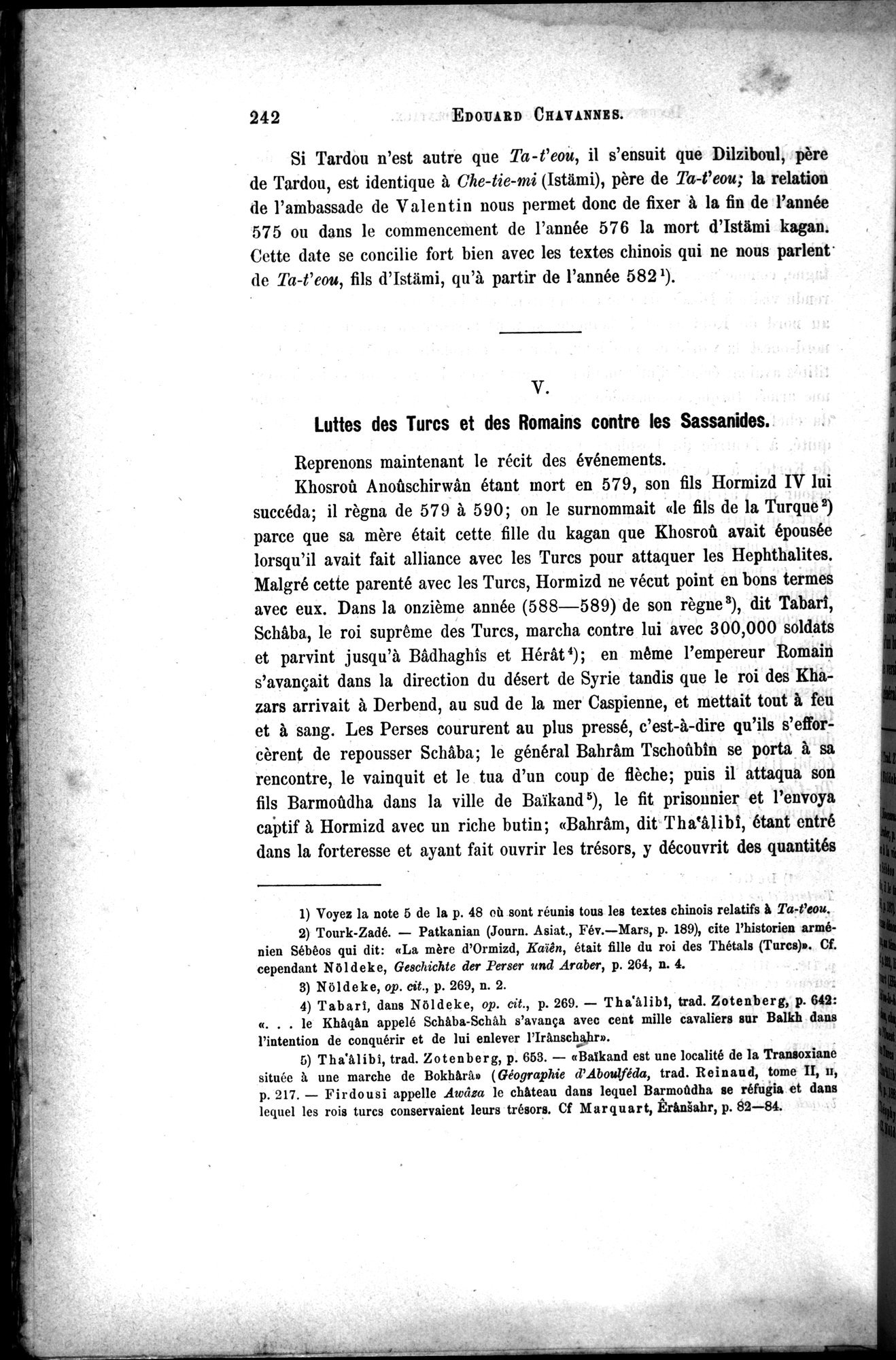 Documents sur les Tou-kiue (Turcs) occidentaux : vol.1 / 252 ページ（白黒高解像度画像）