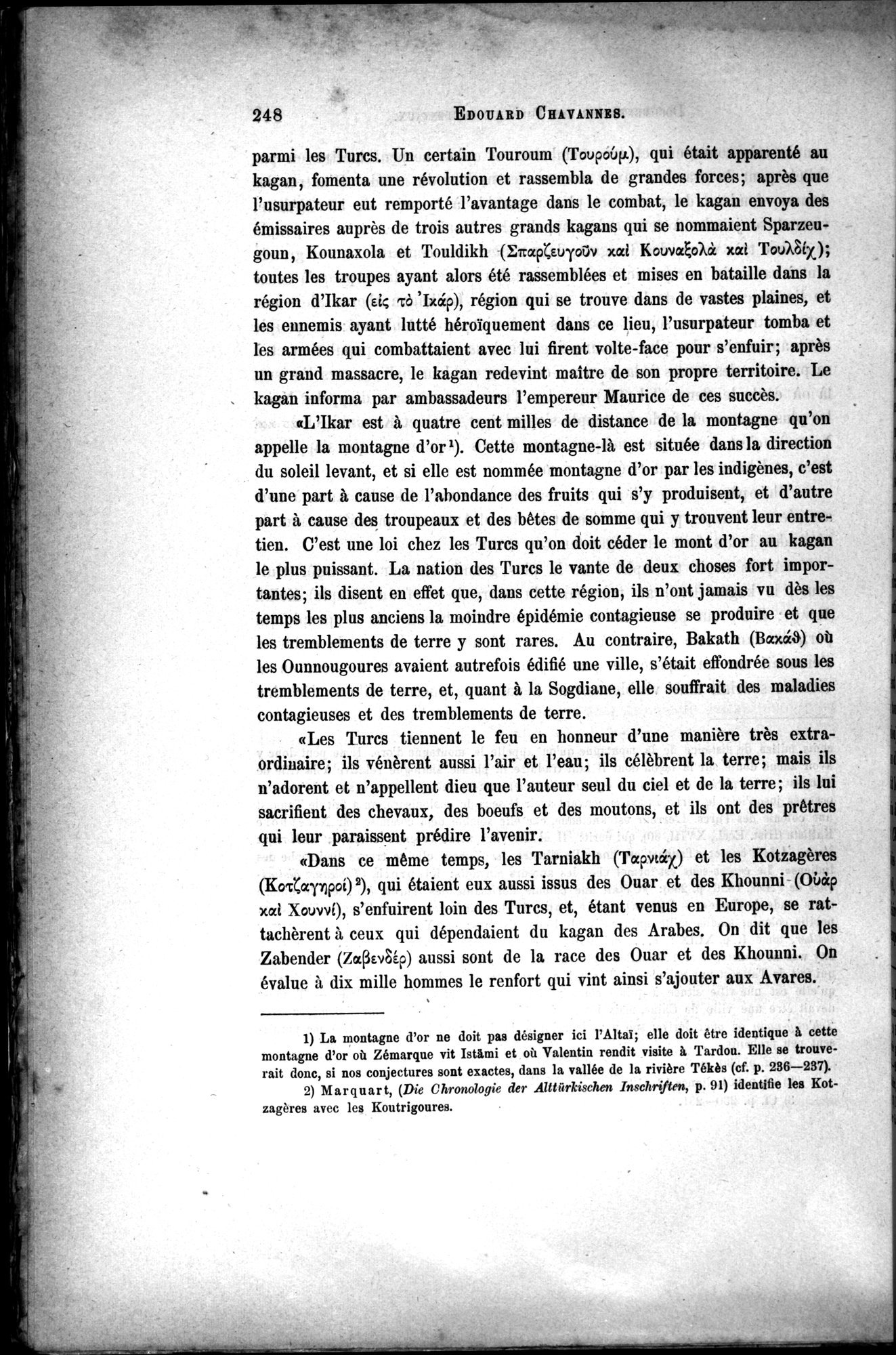 Documents sur les Tou-kiue (Turcs) occidentaux : vol.1 / Page 258 (Grayscale High Resolution Image)