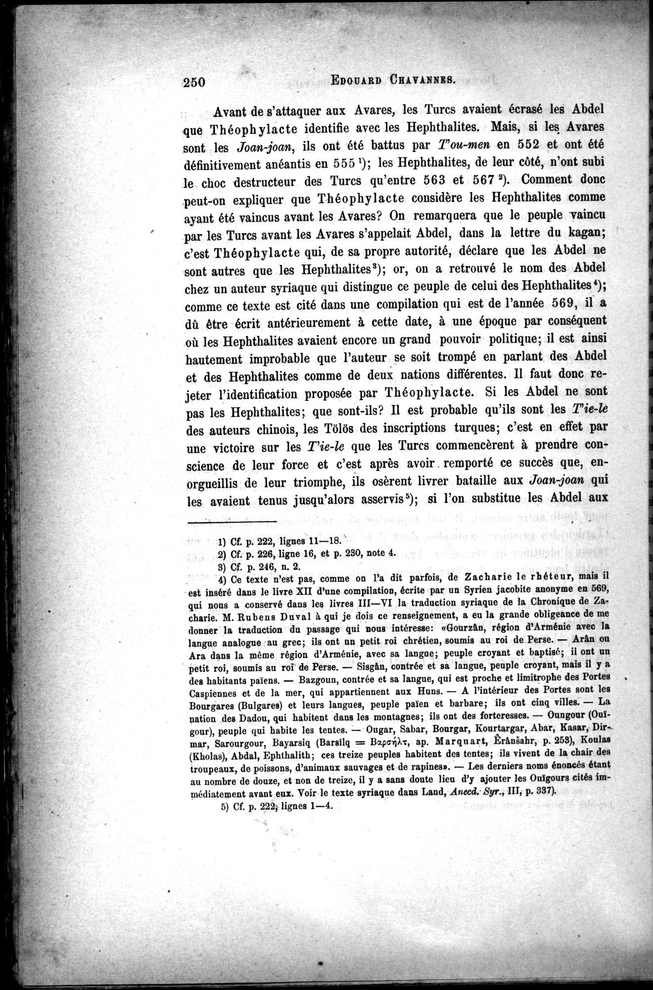 Documents sur les Tou-kiue (Turcs) occidentaux : vol.1 / 260 ページ（白黒高解像度画像）