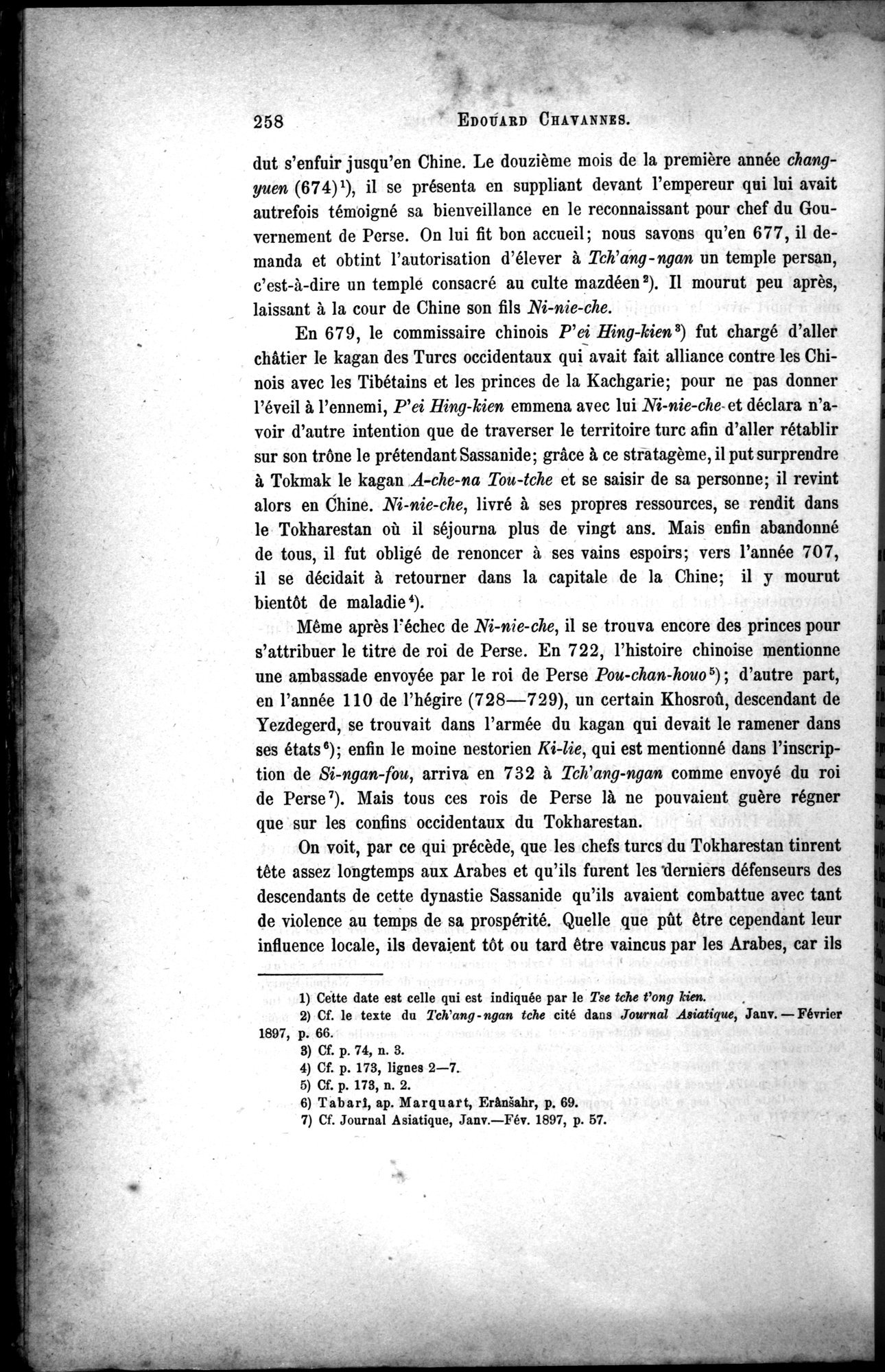 Documents sur les Tou-kiue (Turcs) occidentaux : vol.1 / 268 ページ（白黒高解像度画像）