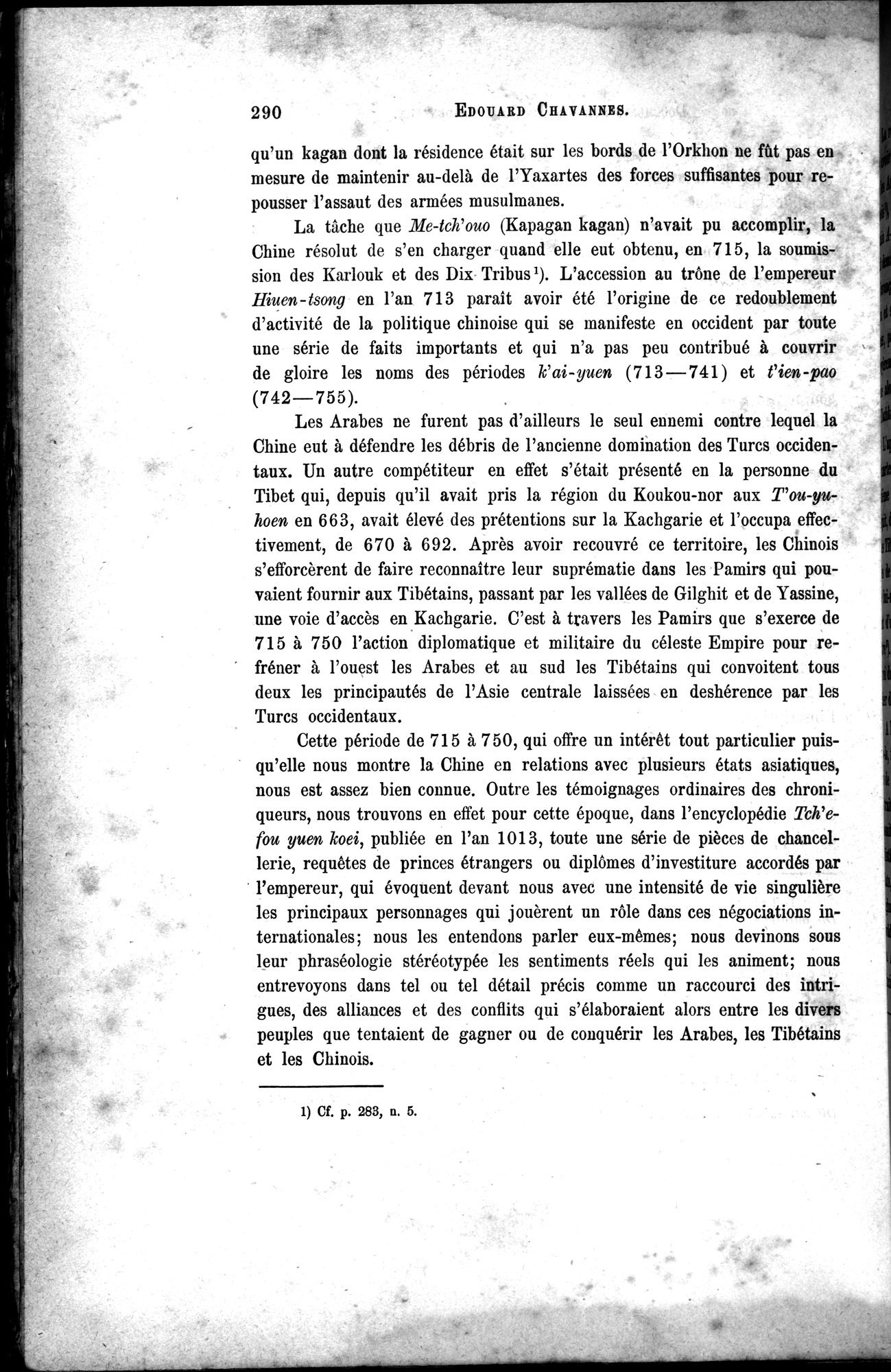 Documents sur les Tou-kiue (Turcs) occidentaux : vol.1 / 300 ページ（白黒高解像度画像）