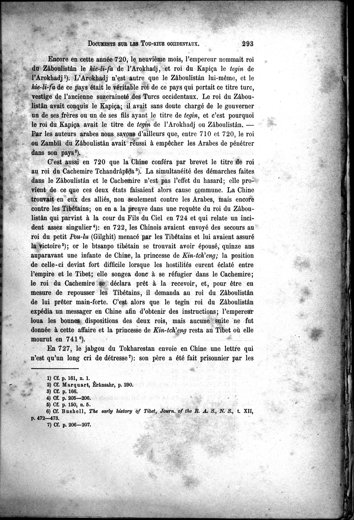 Documents sur les Tou-kiue (Turcs) occidentaux : vol.1 / 303 ページ（白黒高解像度画像）