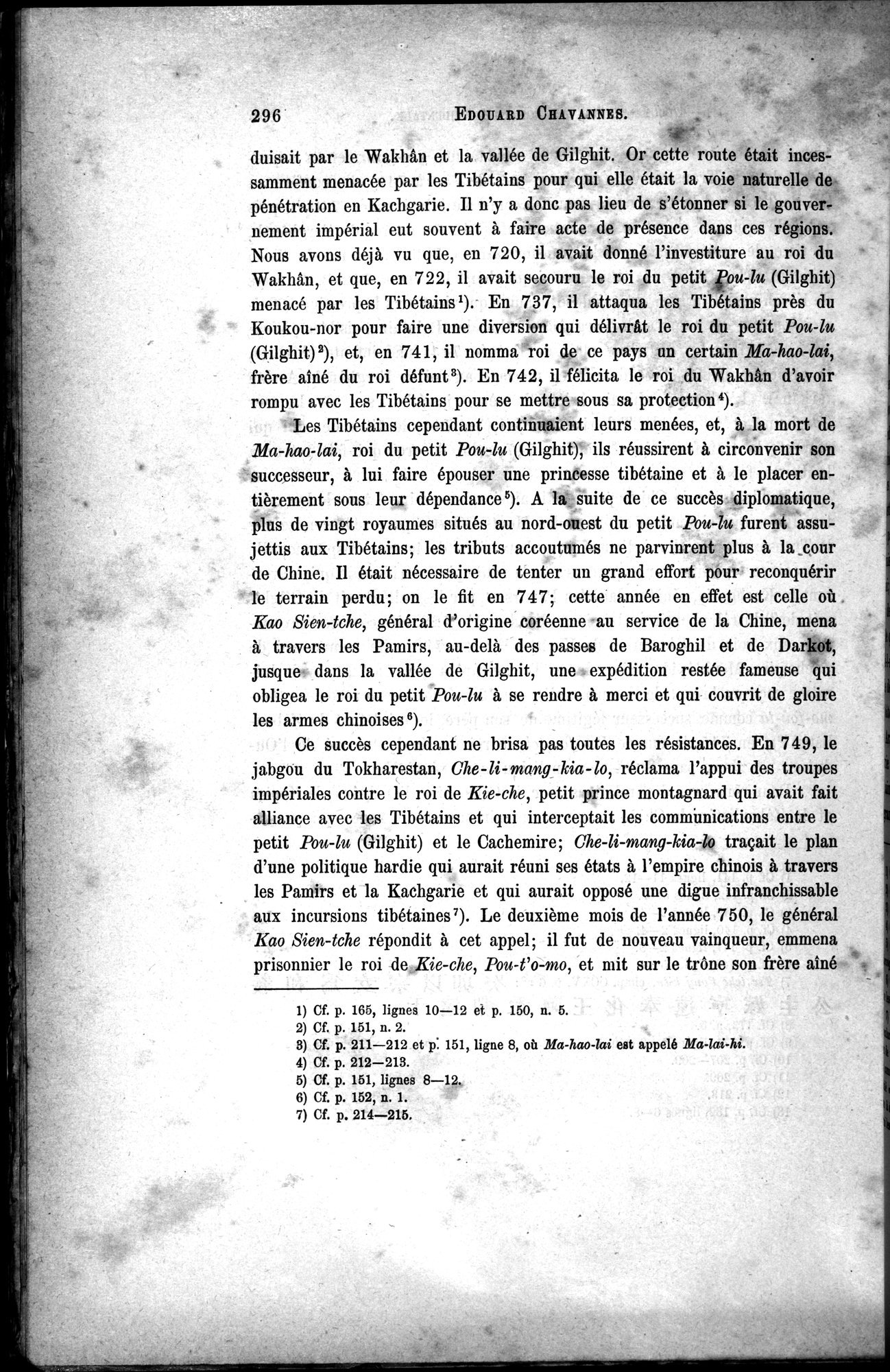 Documents sur les Tou-kiue (Turcs) occidentaux : vol.1 / Page 306 (Grayscale High Resolution Image)