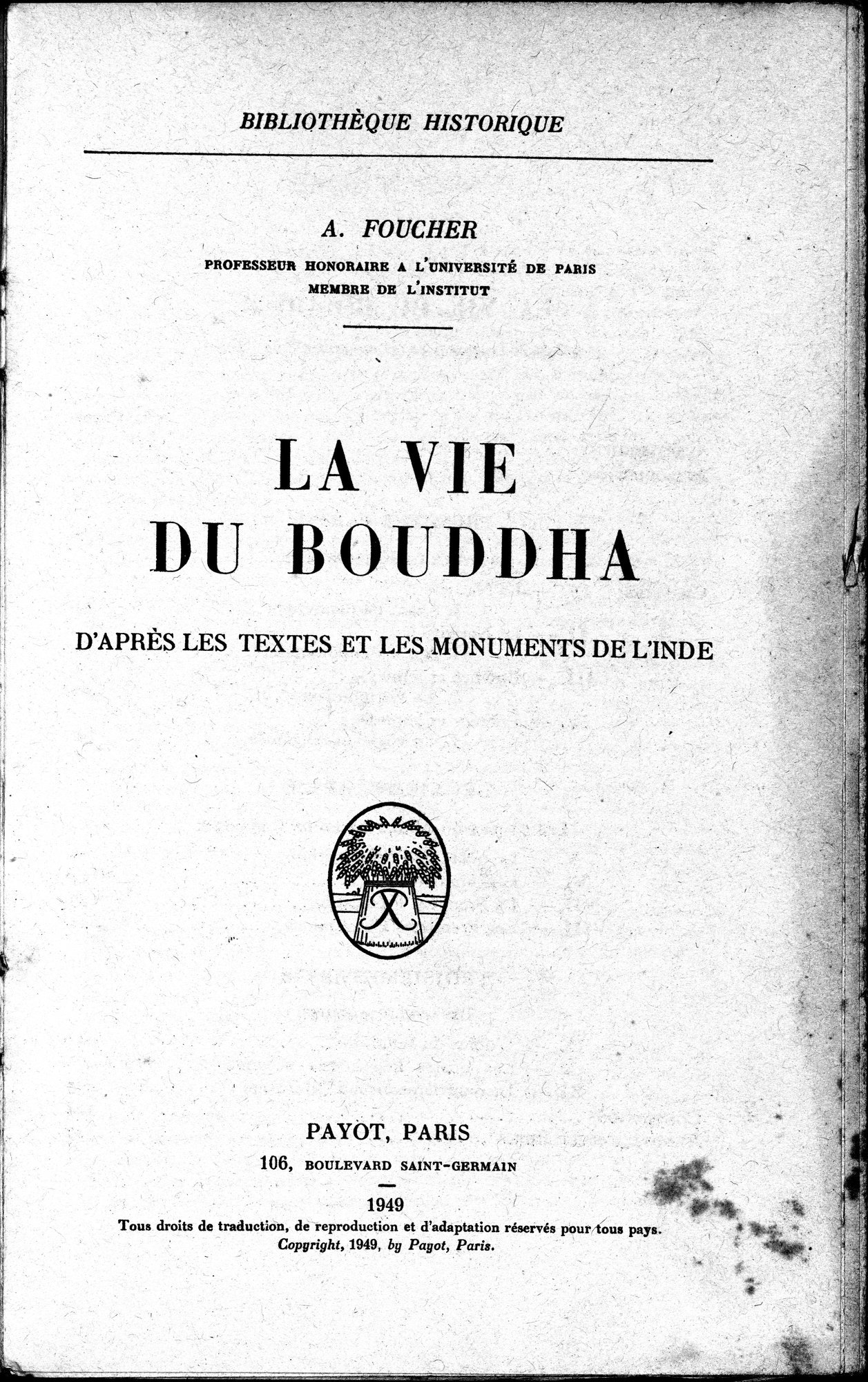 La Vie du Bouddha : vol.1 / 5 ページ（白黒高解像度画像）