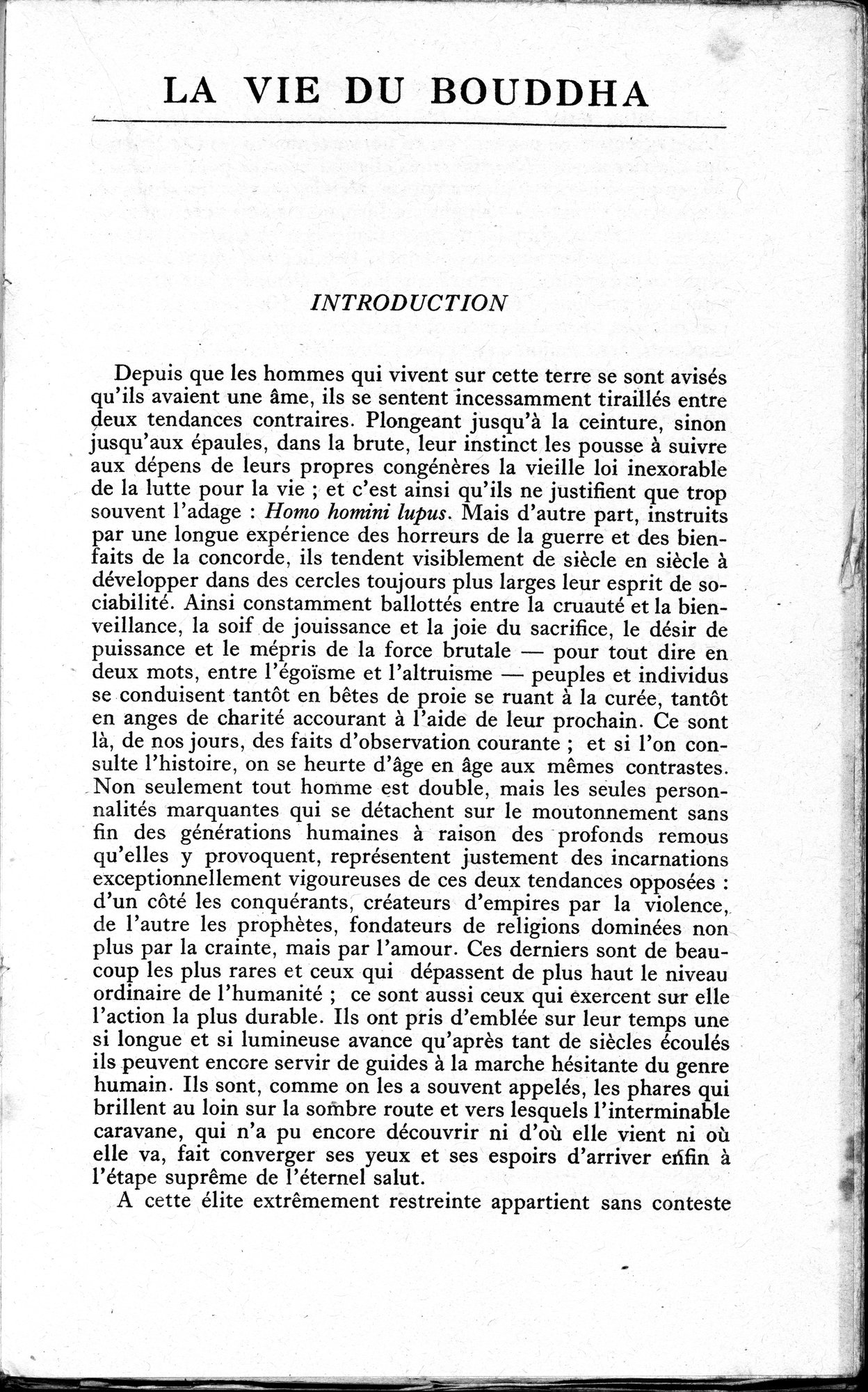 La Vie du Bouddha : vol.1 / 9 ページ（白黒高解像度画像）