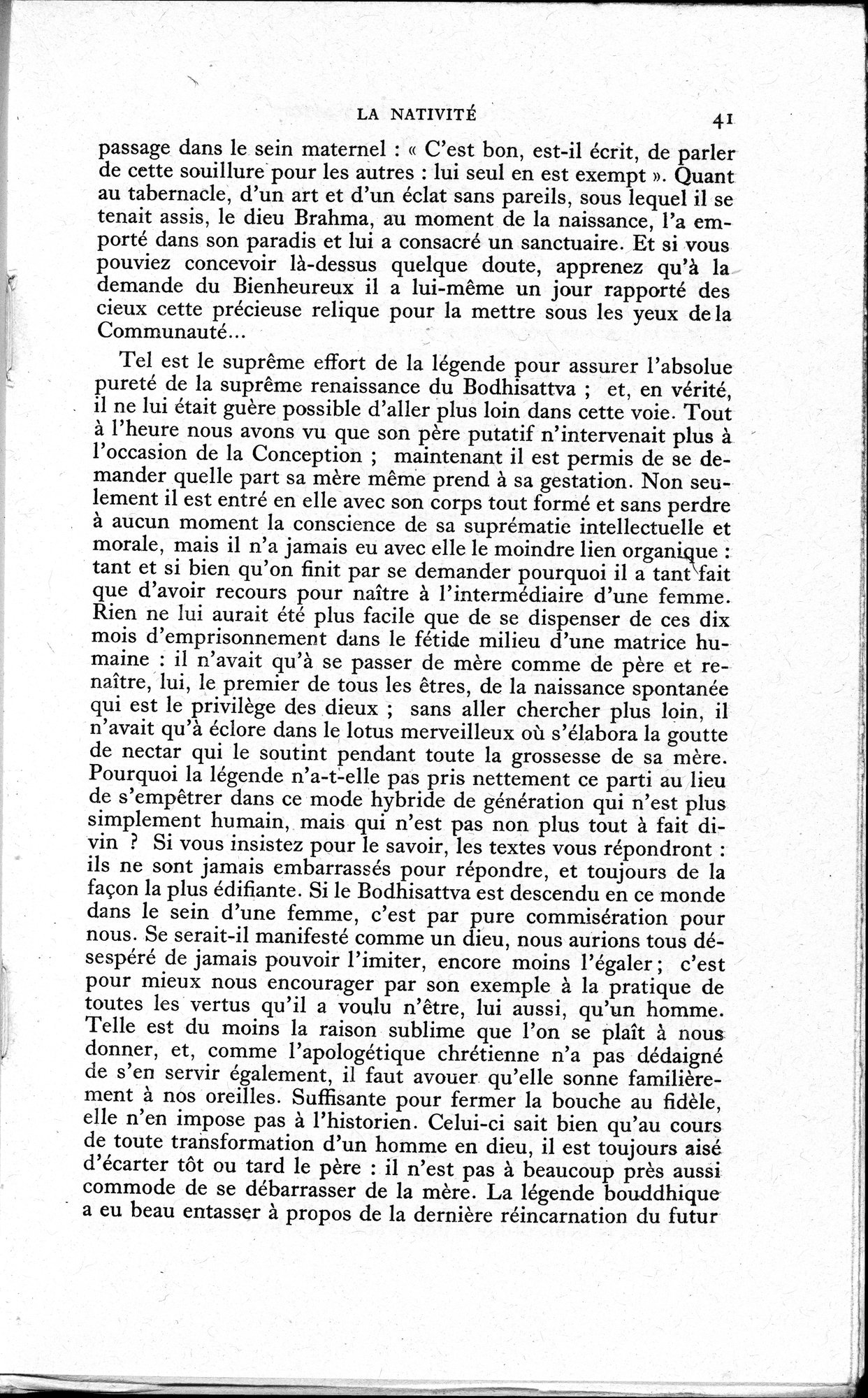 La Vie du Bouddha : vol.1 / 43 ページ（白黒高解像度画像）