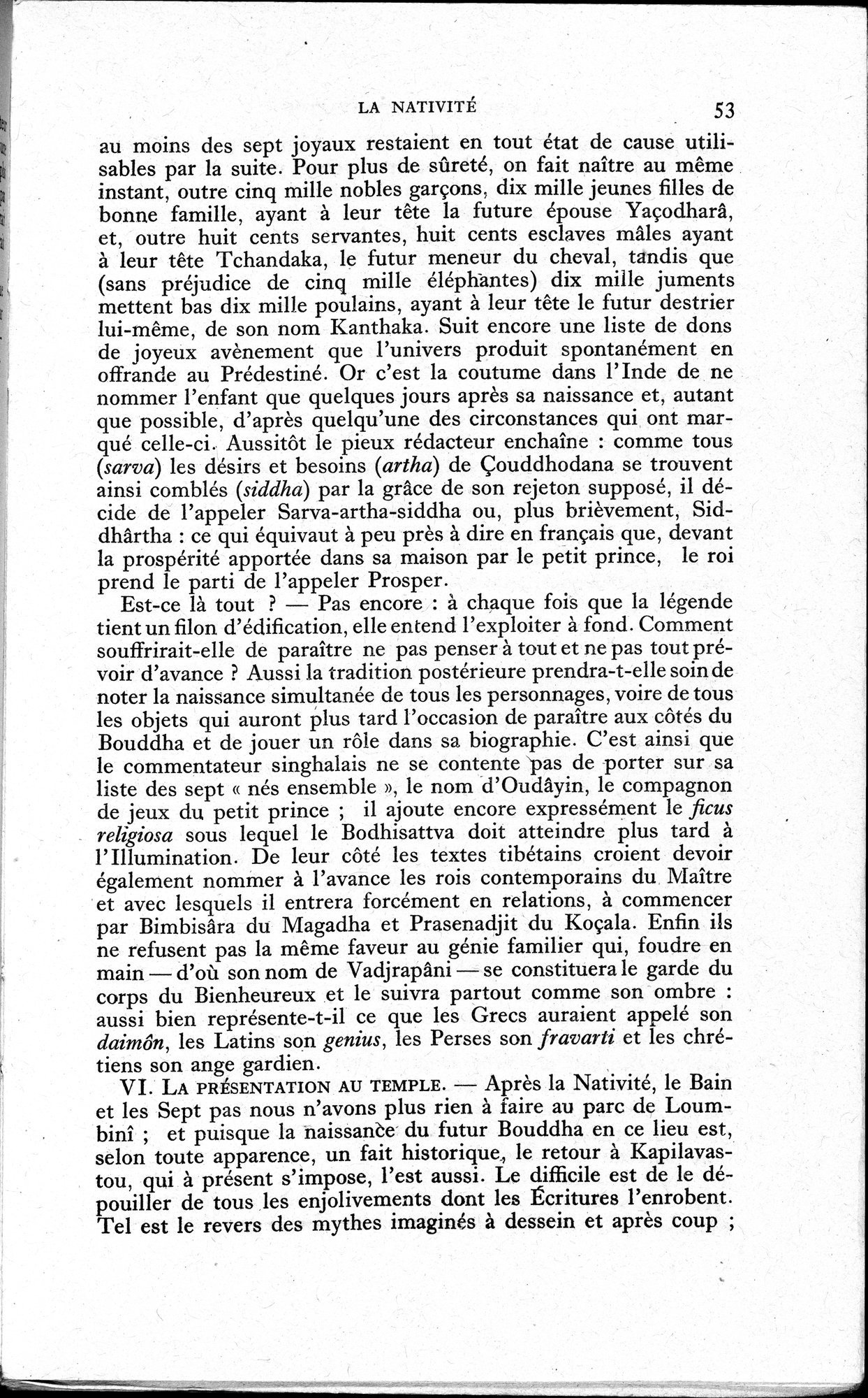 La Vie du Bouddha : vol.1 / 55 ページ（白黒高解像度画像）